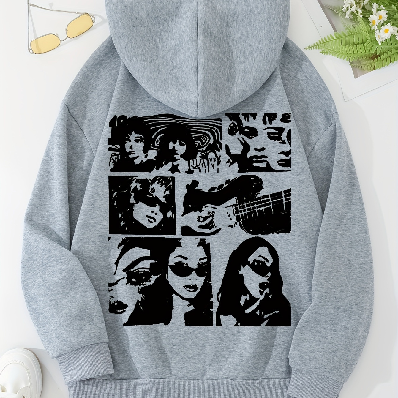 Women's Casual Hooded Sweatshirt With , Long Sleeve Pullover With Pocket, 100% Polyester Knit Fabric, Regular Fit For Fall/winter - 220gsm
Women's Casual Hooded Sweatshirt With , Long Sleeve Pullover With Pocket, 100% Polyester Knit Fabric, Regular Fit For Fall/winter - 220gsm