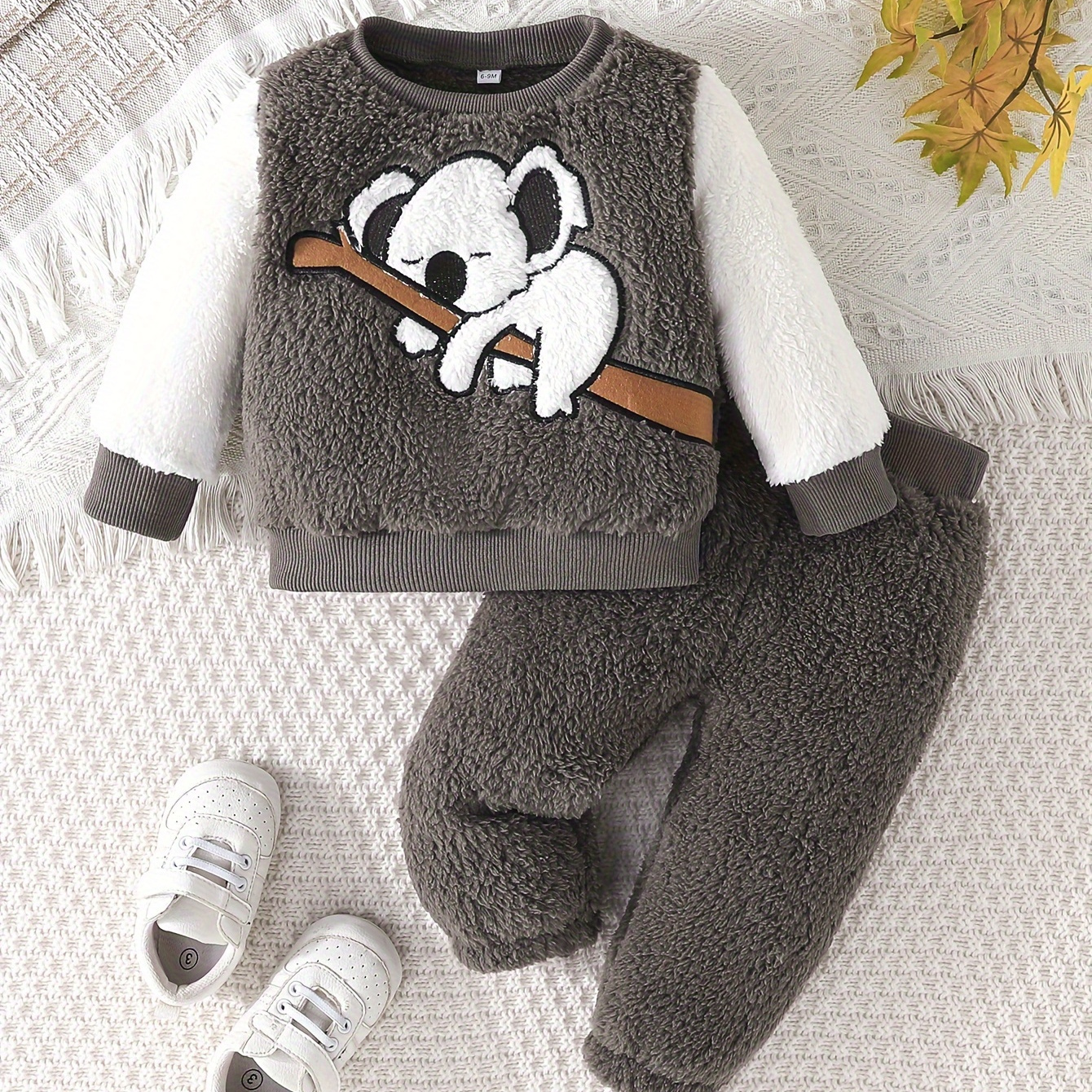 ' 2- Outfit Set, Bear Long Top And Waist Trousers, Regular Sleeves, / Baby Clothing, For
' 2- Outfit Set, Bear Long Top And Waist Trousers, Regular Sleeves, / Baby Clothing, For