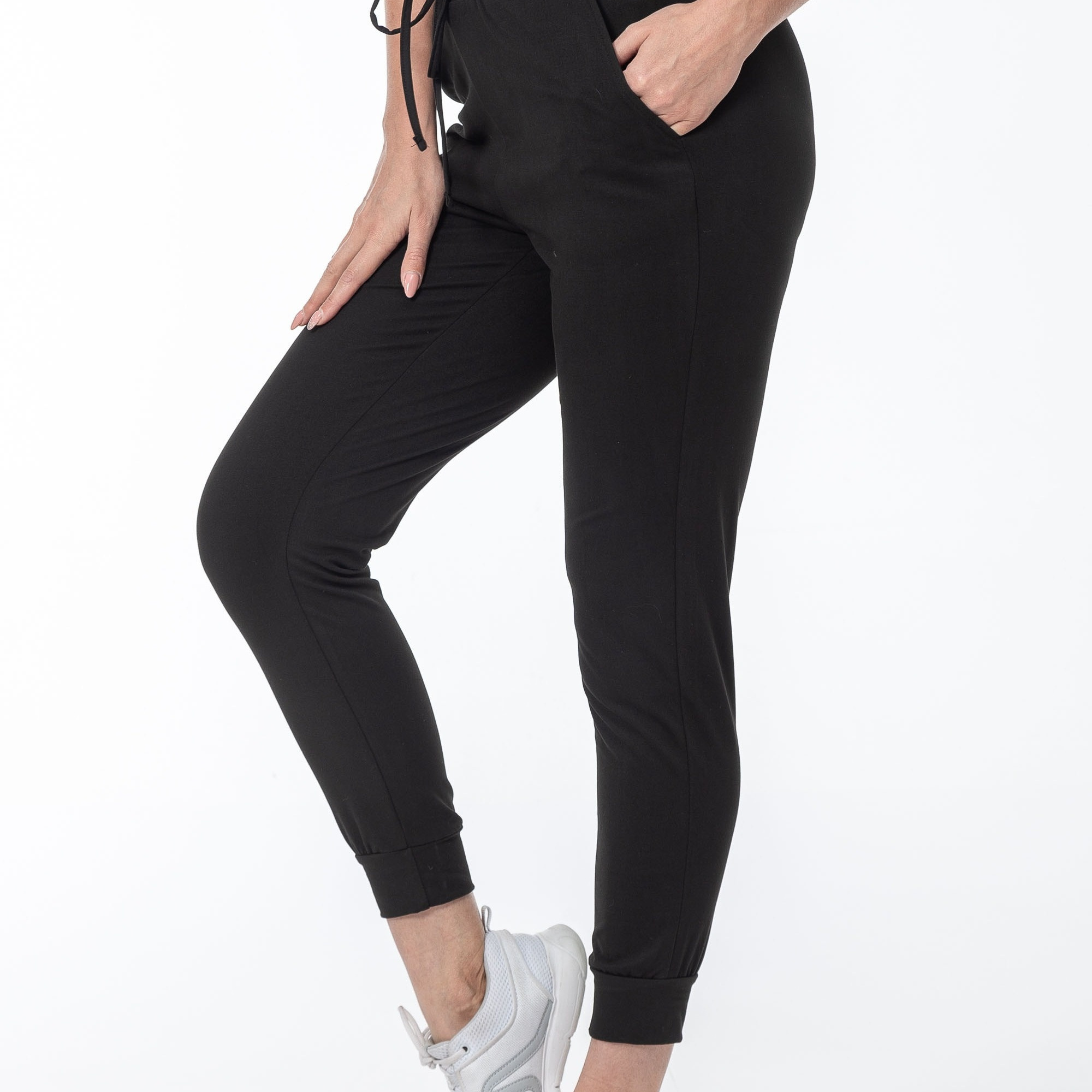 Solid Color Casual Pants, High Stretch Running Jogging Pants With Pocket, Women's Activewear
Solid Color Casual Pants, High Stretch Running Jogging Pants With Pocket, Women's Activewear