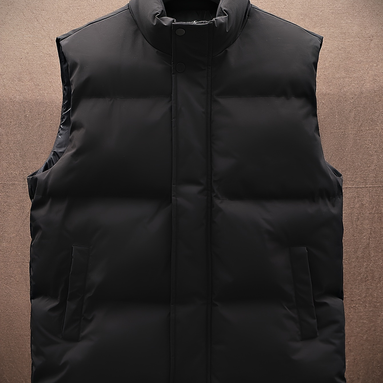 Casual Polyester Men's Vests - Lapel Collar, Loose Fit, Solid Color, Non-stretch, Sleeveless, Regular Length, Woven Fabric With Pockets, Spring/fall Wear
Casual Polyester Men's Vests - Lapel Collar, Loose Fit, Solid Color, Non-stretch, Sleeveless, Regular Length, Woven Fabric With Pockets, Spring/fall Wear