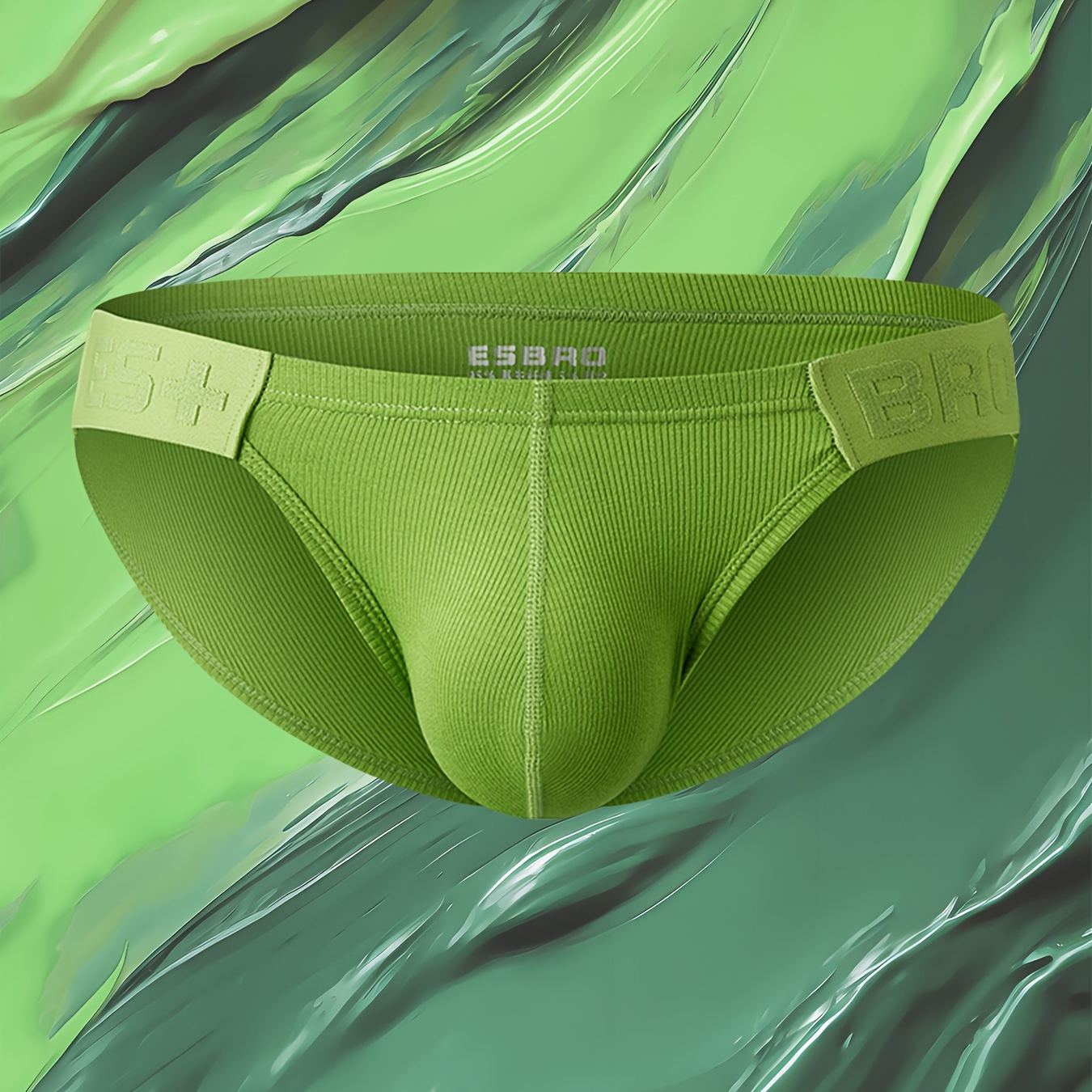 1pc Men' Color Briefs, Ultra-comfortable, Sweat-wicking, Breathable Viscose Fabric With High Cut Design, Medium Stretch, 95% Viscose 5% Spandex, 175g/㎡
1pc Men' Color Briefs, Ultra-comfortable, Sweat-wicking, Breathable Viscose Fabric With High Cut Design, Medium Stretch, 95% Viscose 5% Spandex, 175g/㎡