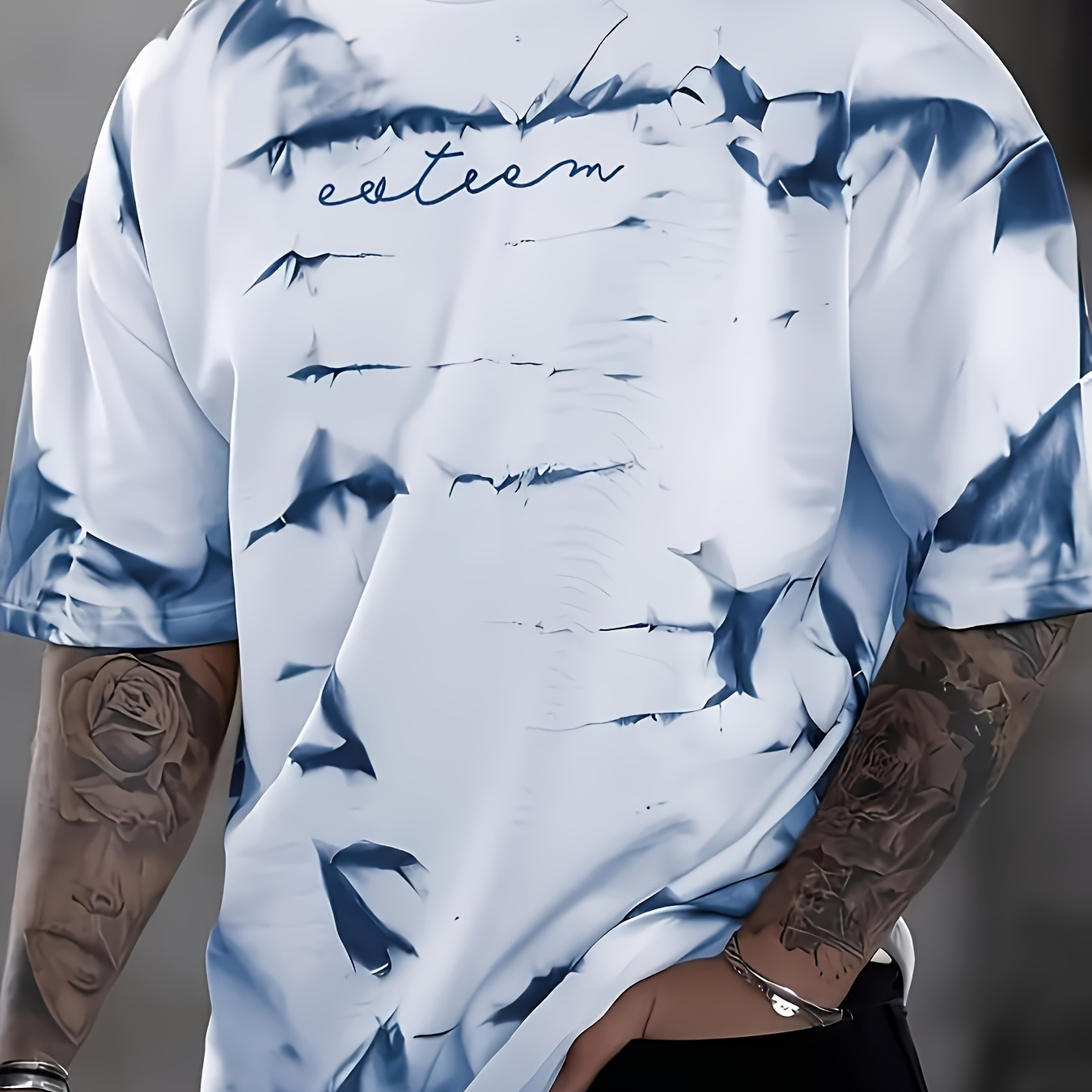Plus Size Men's 3d Printed T-shirt - Breathable, Casual Streetwear With Round Neck For Summer, Plus Size
Plus Size Men's 3d Printed T-shirt - Breathable, Casual Streetwear With Round Neck For Summer, Plus Size