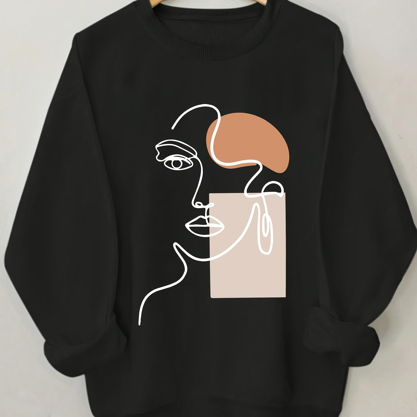 Women's Casual Long Sleeve Crew Neck Sweatshirt - Geometric Print, Polyester, Machine Washable - Spring & Fall
Women's Casual Long Sleeve Crew Neck Sweatshirt - Geometric Print, Polyester, Machine Washable - Spring & Fall