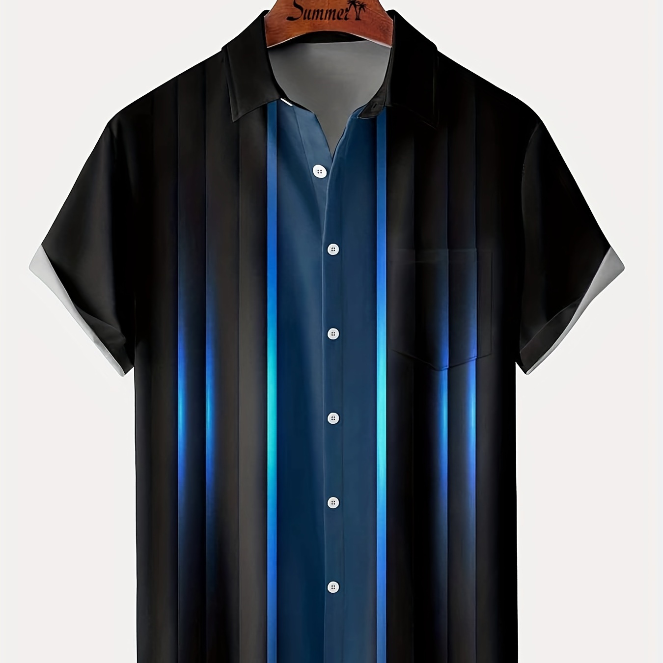 Plus Size Lapel Mens Geadient Shirt Block Color Button Down Shirts, Top Blouse Shirts, Short Sleeve, Button Down Dress Shirts
Plus Size Lapel Mens Geadient Shirt Block Color Button Down Shirts, Top Blouse Shirts, Short Sleeve, Button Down Dress Shirts