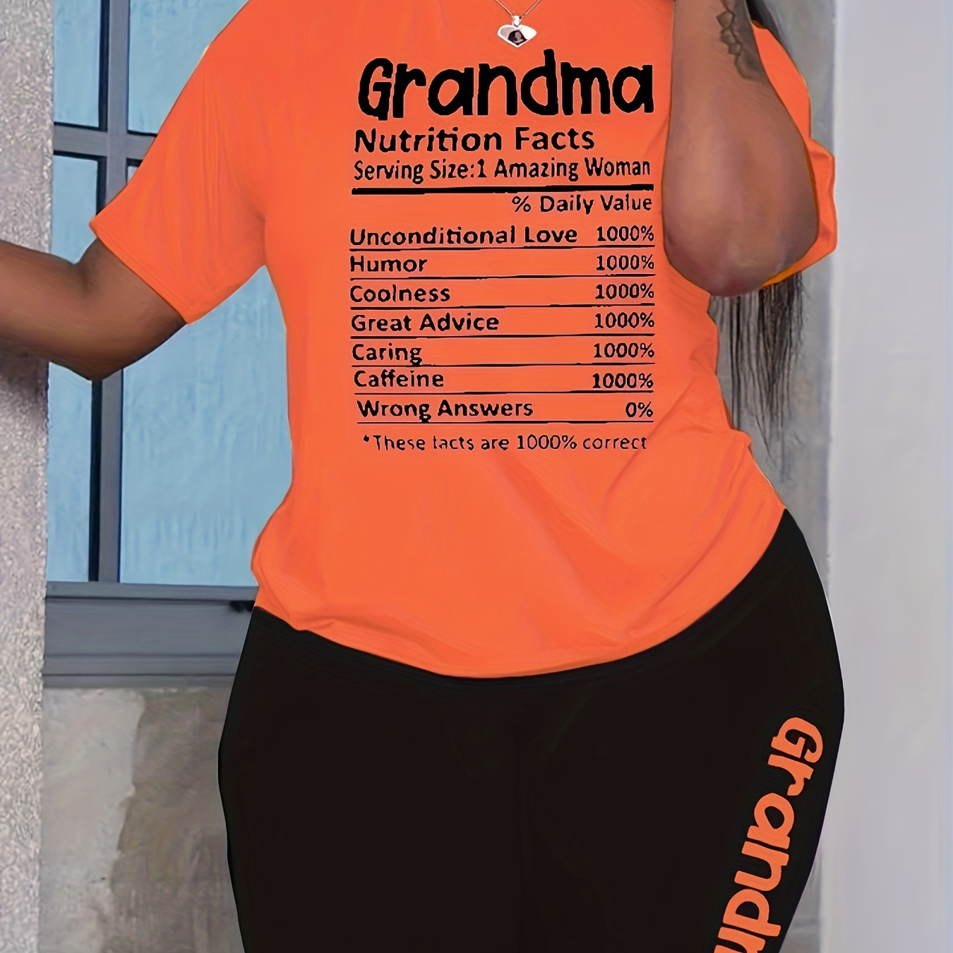 Plus Size Casual Outfits 2 Piece Set, Women's Plus Art Letter Print Short Sleeve Round Neck Medium Stretch Crop Top & Shorts Outfits 2 Piece Set
Plus Size Casual Outfits 2 Piece Set, Women's Plus Art Letter Print Short Sleeve Round Neck Medium Stretch Crop Top & Shorts Outfits 2 Piece Set