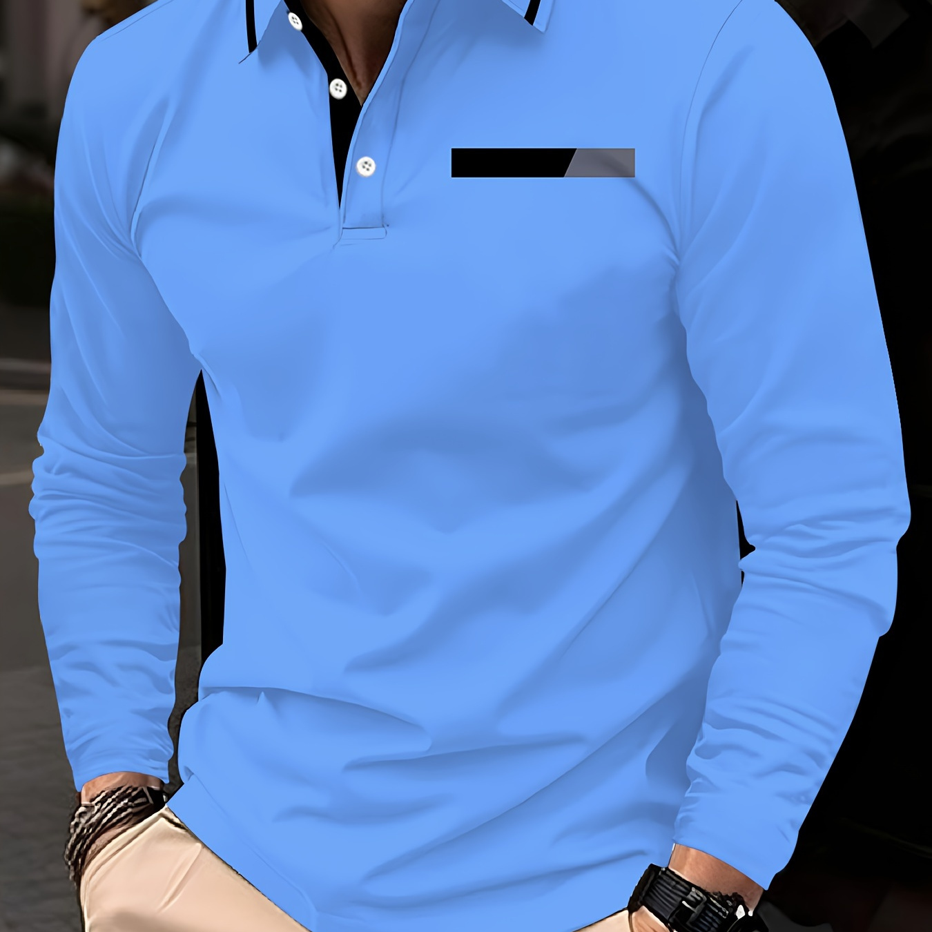 Men's Long Sleeve Golf Shirt - Casual With Design, Stretch Polyester , Machine Washable -
Men's Long Sleeve Golf Shirt - Casual With Design, Stretch Polyester , Machine Washable -