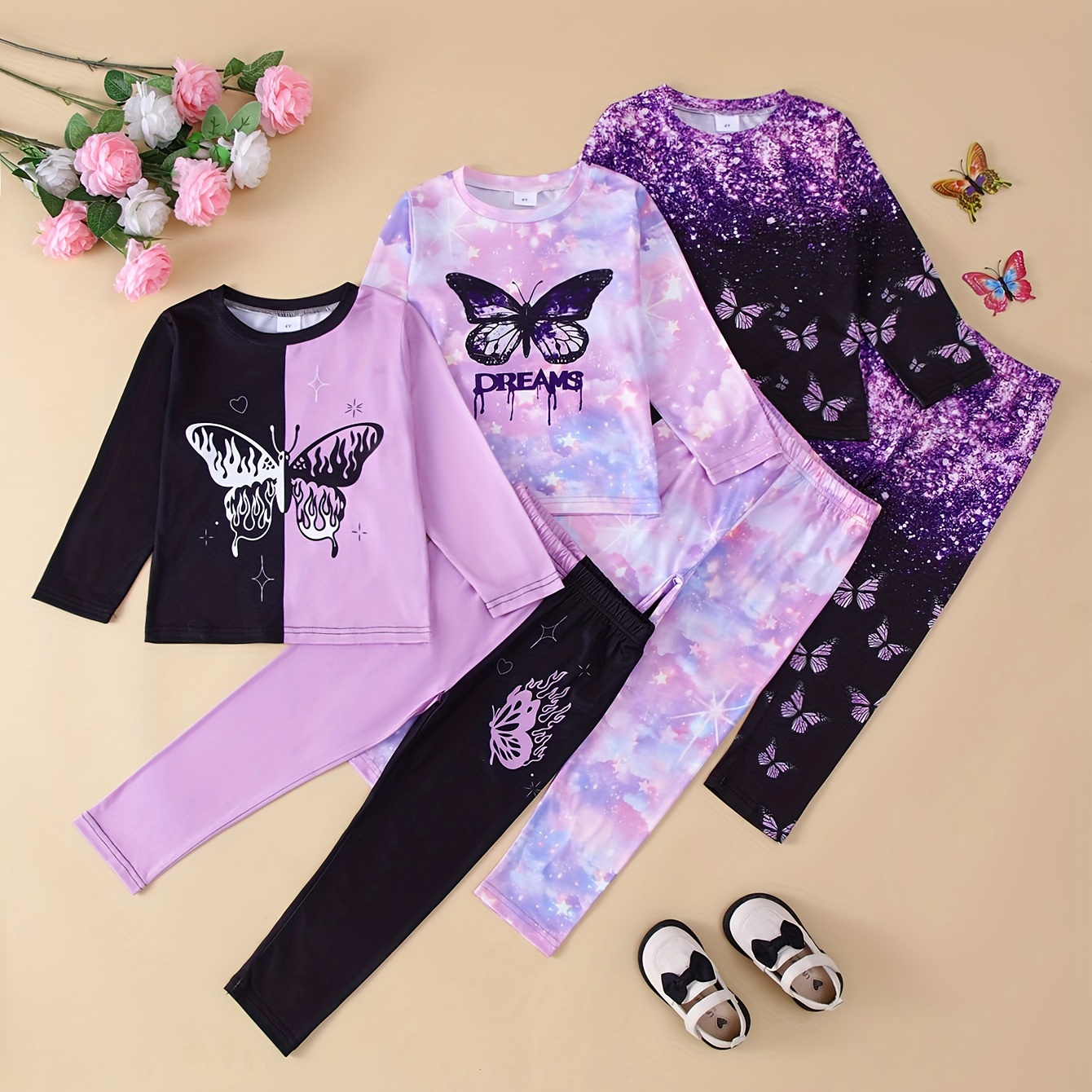 6pcs ' Outfit Set - Pattern Long Top & Printed Pants, , , , Washable, For , Fashionable , For
6pcs ' Outfit Set - Pattern Long Top & Printed Pants, , , , Washable, For , Fashionable , For