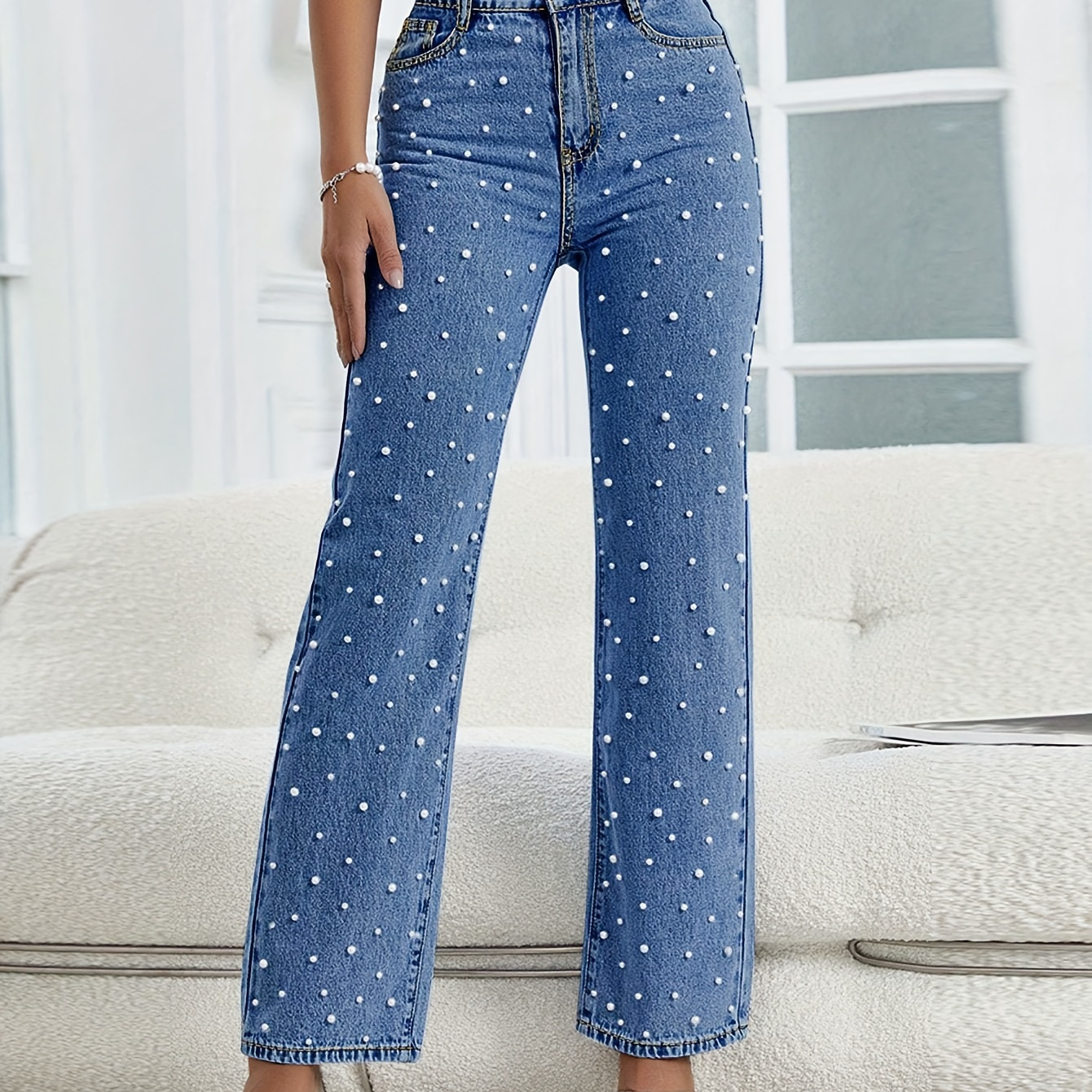 Button Open Loose Straight Leg Jeans With , Loose Straight Leg Jeans With Multi Pockets, Casual Denim Pants For Women, Women's Clothing & Denim
Button Open Loose Straight Leg Jeans With , Loose Straight Leg Jeans With Multi Pockets, Casual Denim Pants For Women, Women's Clothing & Denim