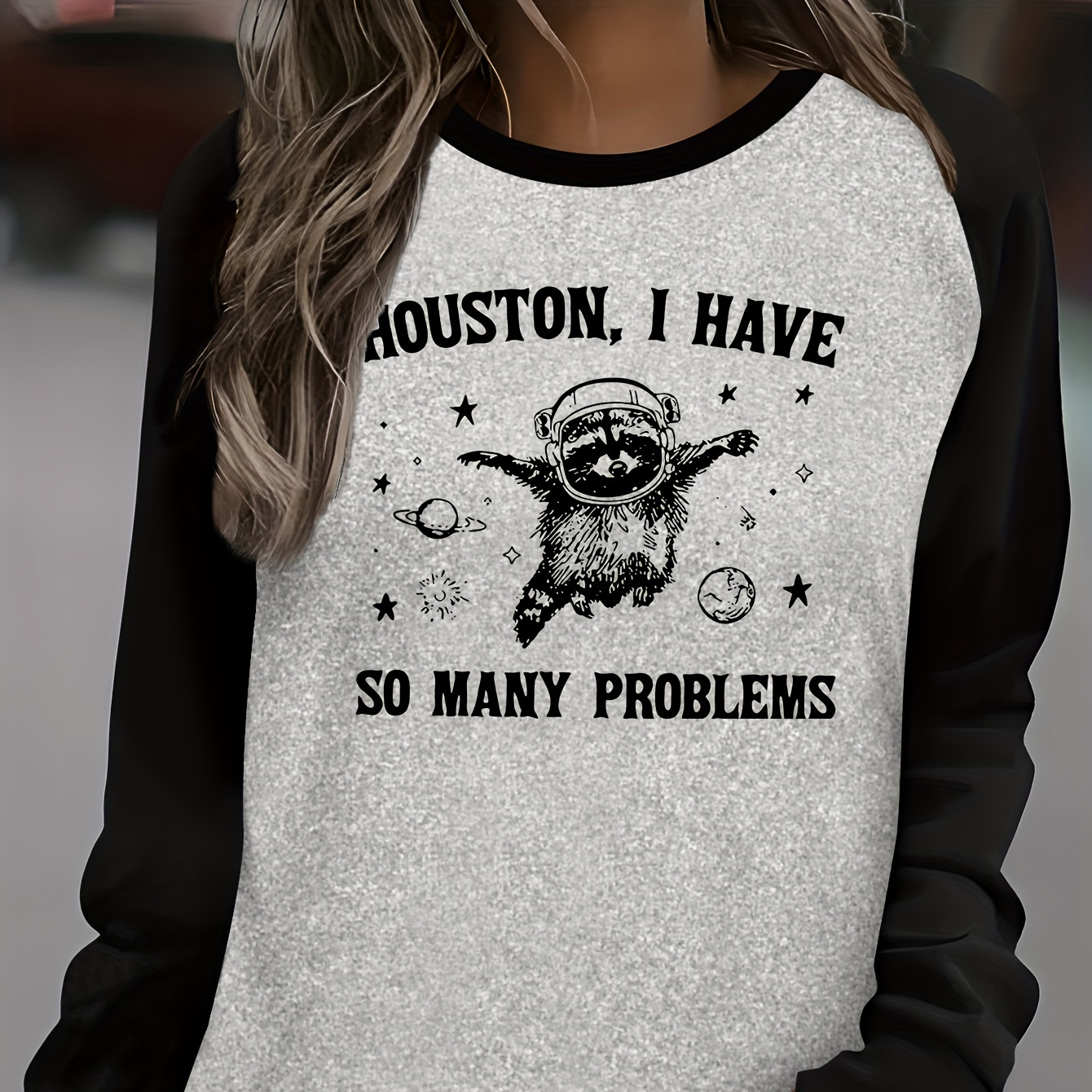 Chic Letter Print Long Sleeve T-shirt For Women - Comfy Casual Wear, Spring & Fall, Machine Washable, Design, Comfortable
Chic Letter Print Long Sleeve T-shirt For Women - Comfy Casual Wear, Spring & Fall, Machine Washable, Design, Comfortable