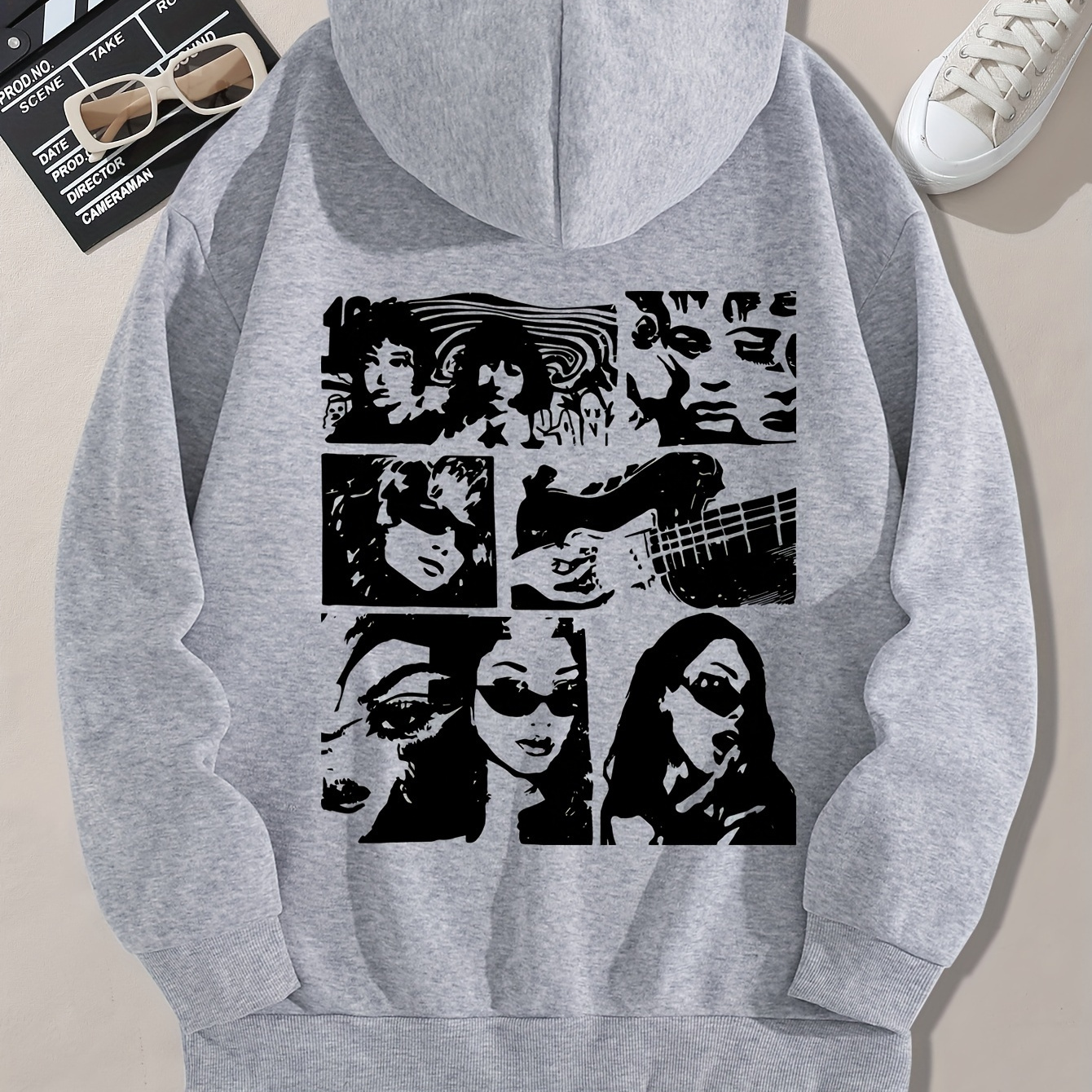 Graphic Print Hoodie, Drawstring Casual Hooded Sweatshirt For Winter & Fall, Women's Clothing
Graphic Print Hoodie, Drawstring Casual Hooded Sweatshirt For Winter & Fall, Women's Clothing
