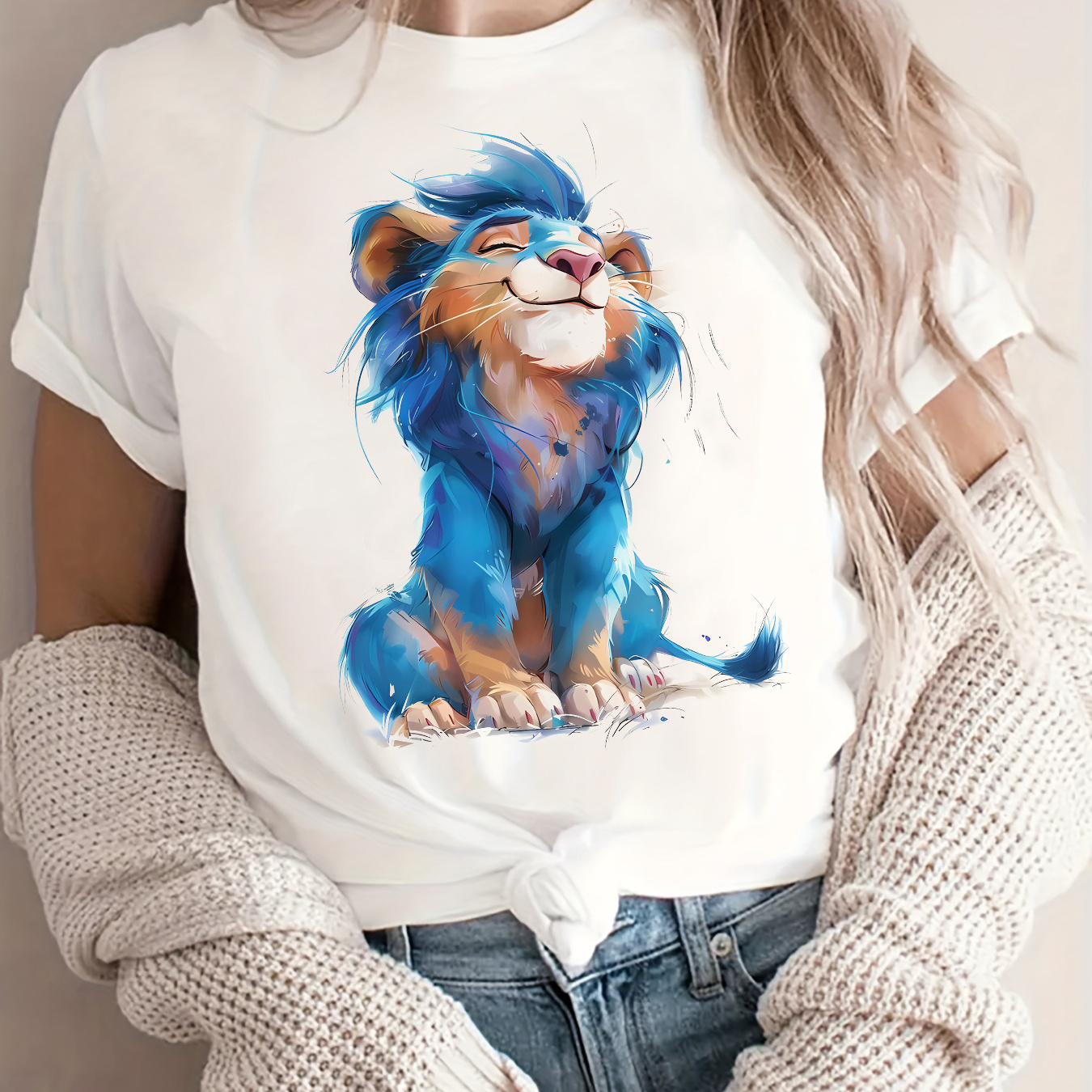 Animal Print T-shirt, Short Sleeve Crew Neck Casual Top For Summer & Spring, Women's Clothing
Animal Print T-shirt, Short Sleeve Crew Neck Casual Top For Summer & Spring, Women's Clothing