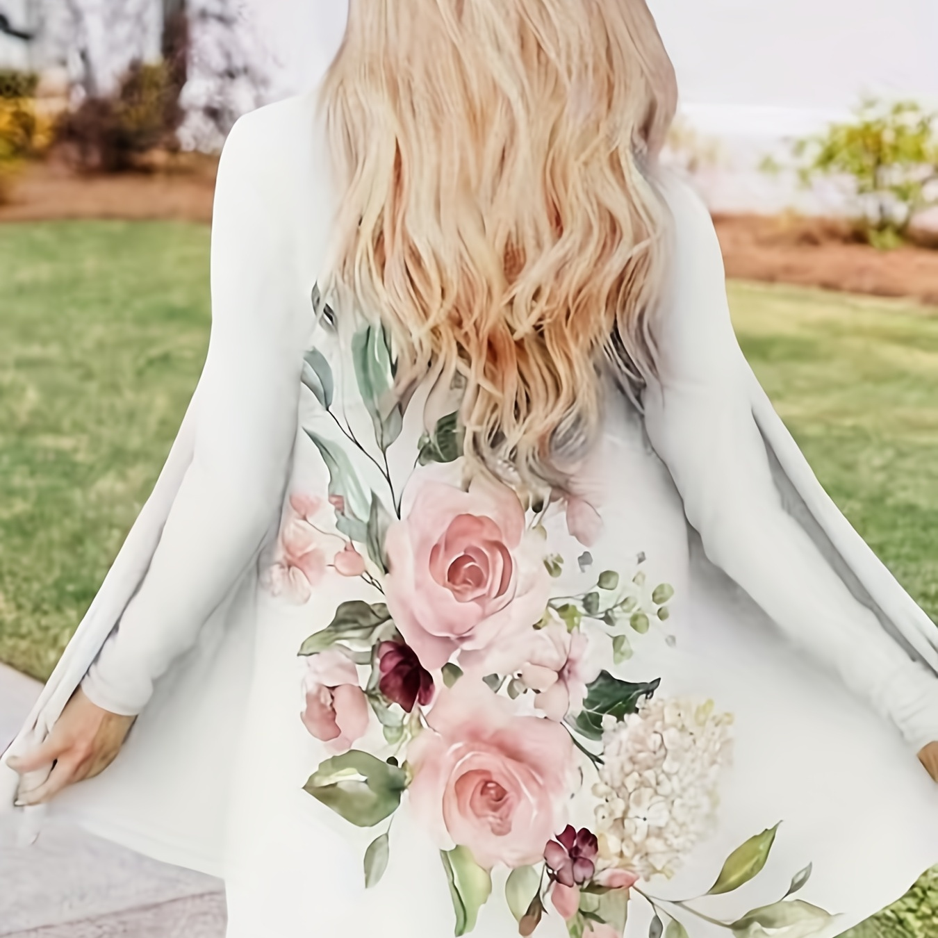 Floral Print Open Front Cardigan, Casual Long Sleeve Cardigan For Spring & Fall, Women's Clothing
Floral Print Open Front Cardigan, Casual Long Sleeve Cardigan For Spring & Fall, Women's Clothing