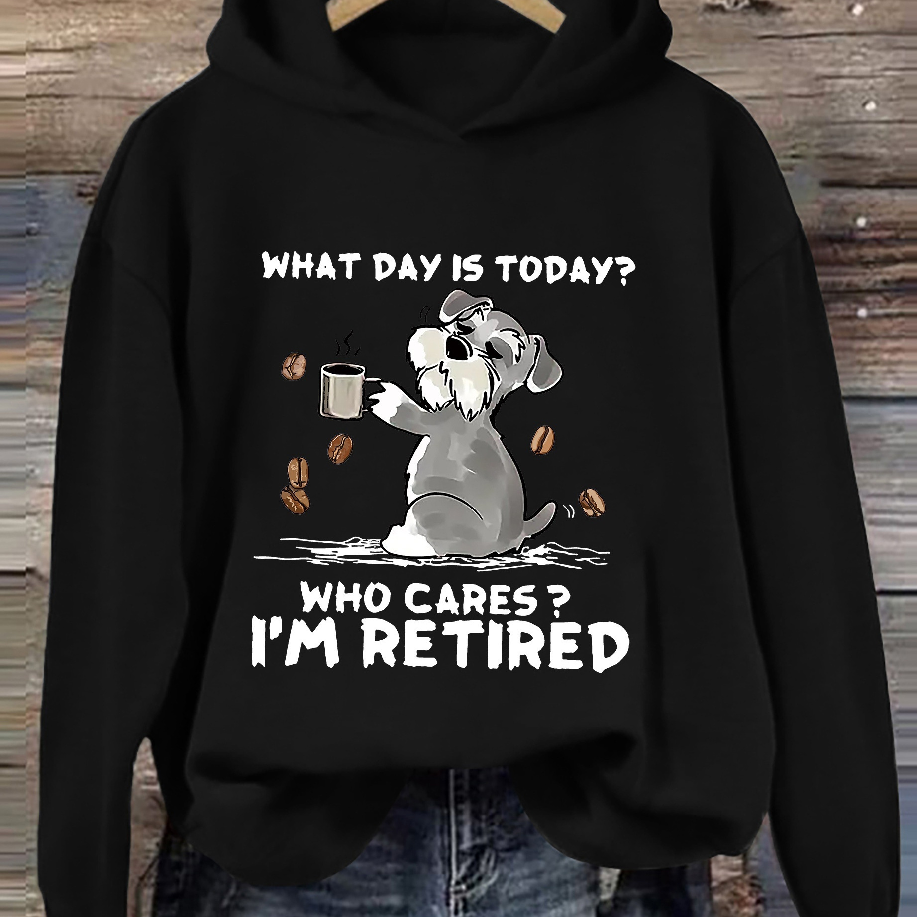 Dog & Letter Print Hoodie, Drawstring Casual Hooded Sweatshirt For Winter & Fall, Women's Clothing
Dog & Letter Print Hoodie, Drawstring Casual Hooded Sweatshirt For Winter & Fall, Women's Clothing
