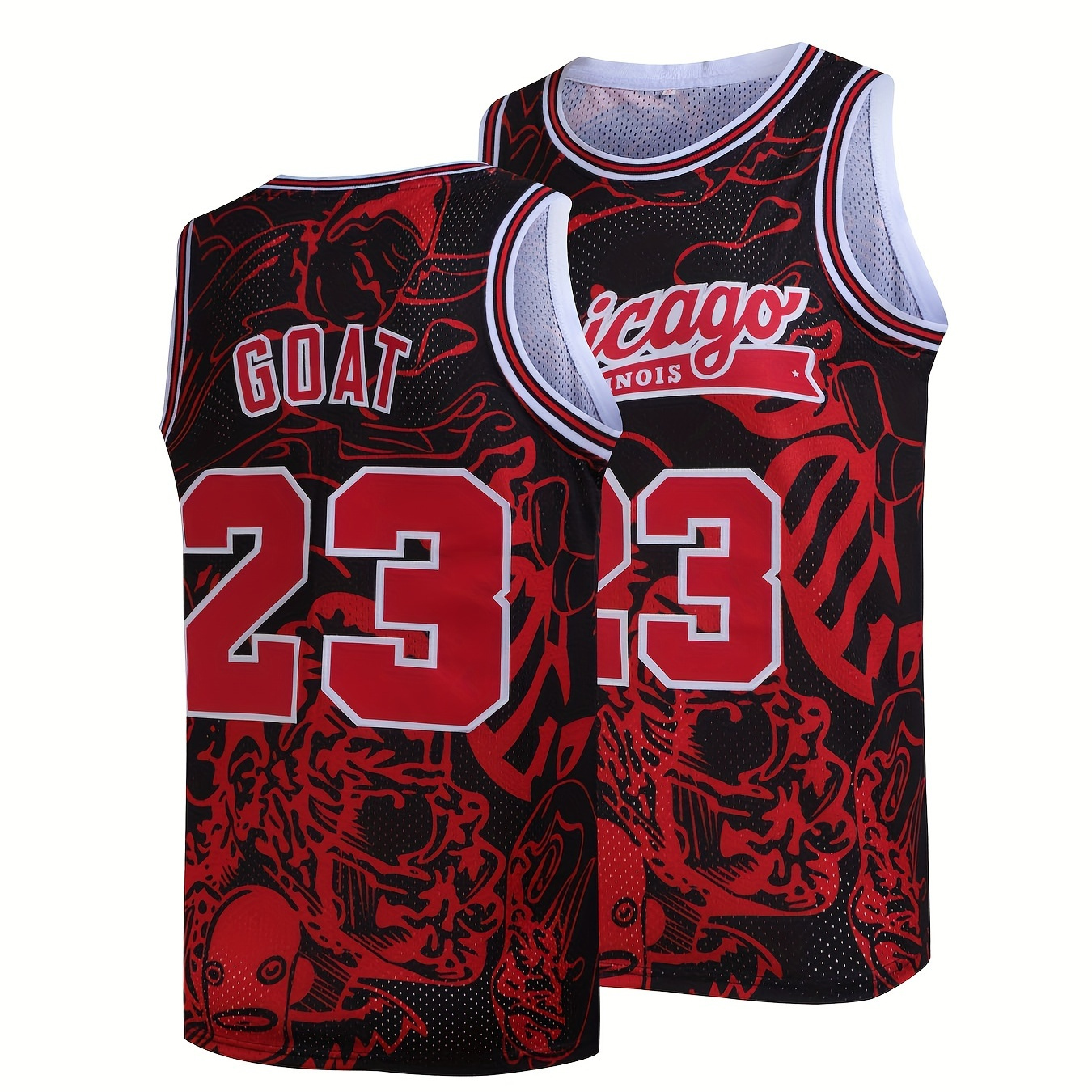 Men's Chicago 23 Embroidery Print Tank Top, Active Crew Neck Sleeveless Top, Men's Clothing For Summer Outdoor
Men's Chicago 23 Embroidery Print Tank Top, Active Crew Neck Sleeveless Top, Men's Clothing For Summer Outdoor
