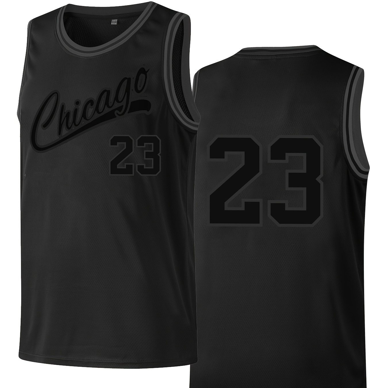 Men's Embroidered Printed Trendy Sleeveless Round Neck Basketball Jersey, #23 Casual Sports Top, Training And Game
Men's Embroidered Printed Trendy Sleeveless Round Neck Basketball Jersey, #23 Casual Sports Top, Training And Game