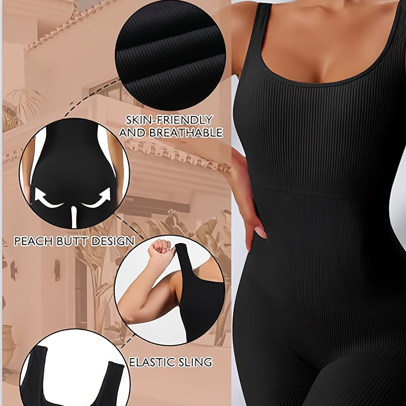 Women's Full-length Sleeveless Yoga Tank Top - Polyamide, Solid Color, Knit Fabric, Round Neck, , Comfortable, Breathable, Seamless, For All , , No Belt
Women's Full-length Sleeveless Yoga Tank Top - Polyamide, Solid Color, Knit Fabric, Round Neck, , Comfortable, Breathable, Seamless, For All , , No Belt