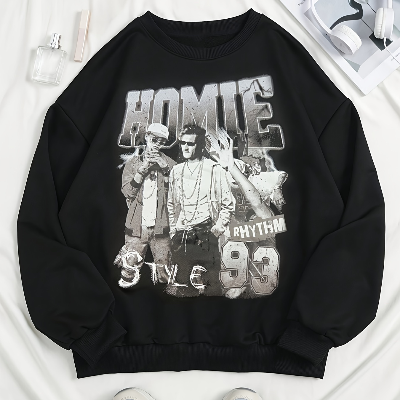 Graphic Print Sweatshirt, Crew Neck Casual Sweatshirt For Spring & Fall, Women's Clothing
Graphic Print Sweatshirt, Crew Neck Casual Sweatshirt For Spring & Fall, Women's Clothing