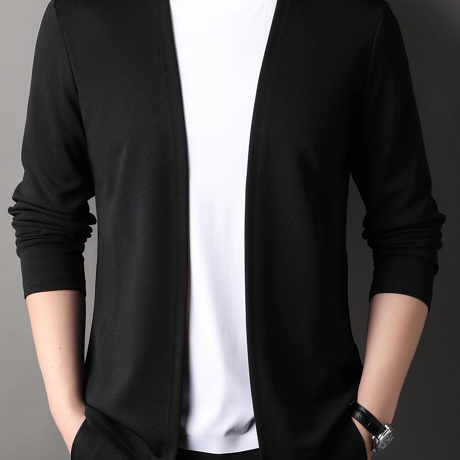 Cardigan Tricoté Uni pour Homme, Pull Décontracté et Respirant à Manches Longues, Adapté aux Activités en
Cardigan Tricoté Uni pour Homme, Pull Décontracté et Respirant à Manches Longues, Adapté aux Activités en