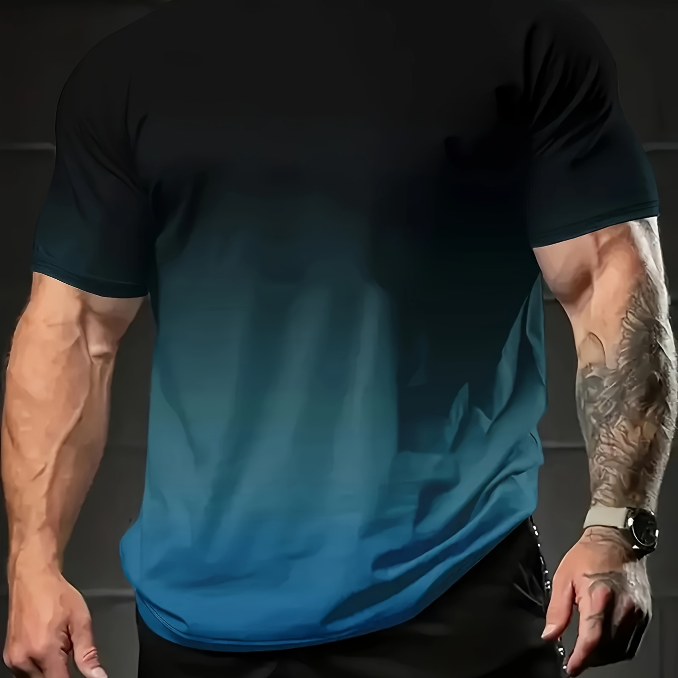 Plus Size Men's Color Block Short Sleeve T-shirt, Trendy Versatile Breathable Tees For Everyday Wear
Plus Size Men's Color Block Short Sleeve T-shirt, Trendy Versatile Breathable Tees For Everyday Wear