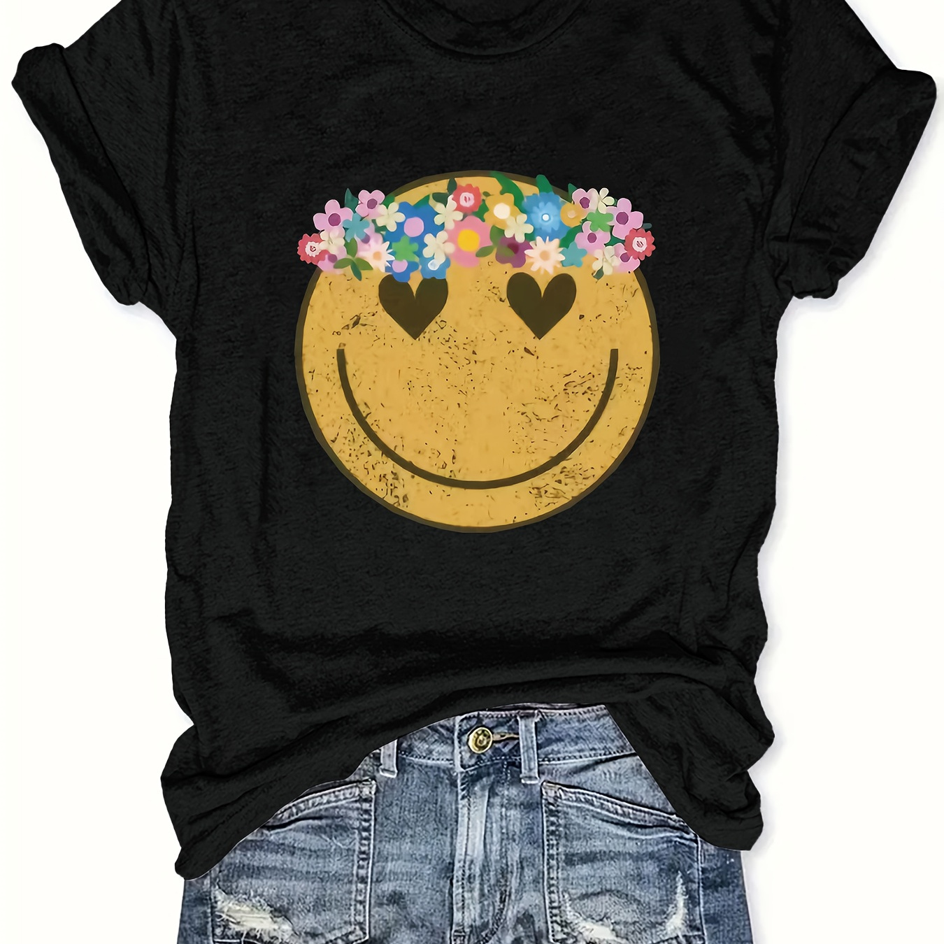 Women's Plus Size Casual T-shirt With Cartoon Print - Short Sleeve, Round Neck, Polyester , Machine Washable -
Women's Plus Size Casual T-shirt With Cartoon Print - Short Sleeve, Round Neck, Polyester , Machine Washable -