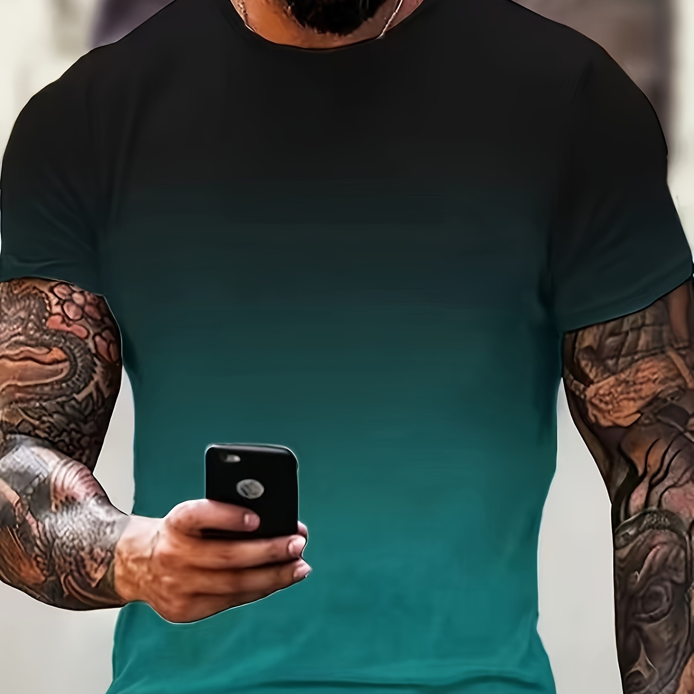 Men's 3d Casual T-shirt - Short Sleeve, Crew Neck, Letter Graphic Tee, Summer Outdoor Pullover, Machine Washable, Polyester And Spandex , Plus Size
Men's 3d Casual T-shirt - Short Sleeve, Crew Neck, Letter Graphic Tee, Summer Outdoor Pullover, Machine Washable, Polyester And Spandex , Plus Size