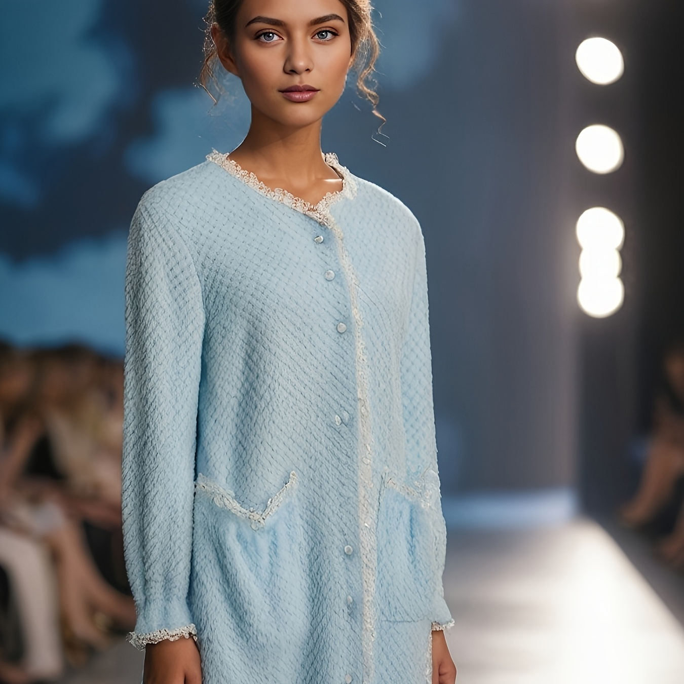 Elegant Women' Sleeprobe With Lace & Pearl - Long Sleeve, Round Neck, Comfortable Lounge Wear Dress, Machine Washable, Sleepcoat Skirt, Outerwear, Velvet
Elegant Women' Sleeprobe With Lace & Pearl - Long Sleeve, Round Neck, Comfortable Lounge Wear Dress, Machine Washable, Sleepcoat Skirt, Outerwear, Velvet
