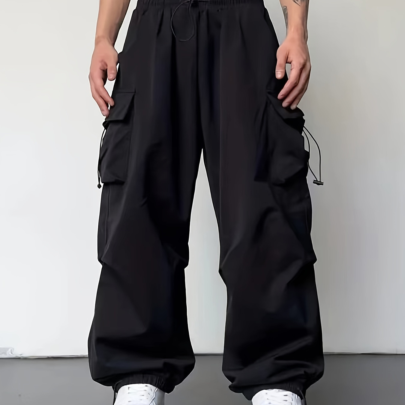 Men's Polyester Overalls, Solid Color, Non-stretch Woven Fabric, Loose Fit With Pockets, Regular Length - 100% Polyester 120g/m²
Men's Polyester Overalls, Solid Color, Non-stretch Woven Fabric, Loose Fit With Pockets, Regular Length - 100% Polyester 120g/m²