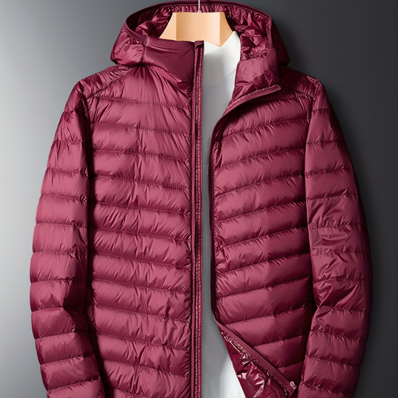 Men's Winter Thickened Hooded Jacket, Outdoor Casual Zip-up Coat, Lightweight Comfy Jacket For Autumn & Winter
Men's Winter Thickened Hooded Jacket, Outdoor Casual Zip-up Coat, Lightweight Comfy Jacket For Autumn & Winter