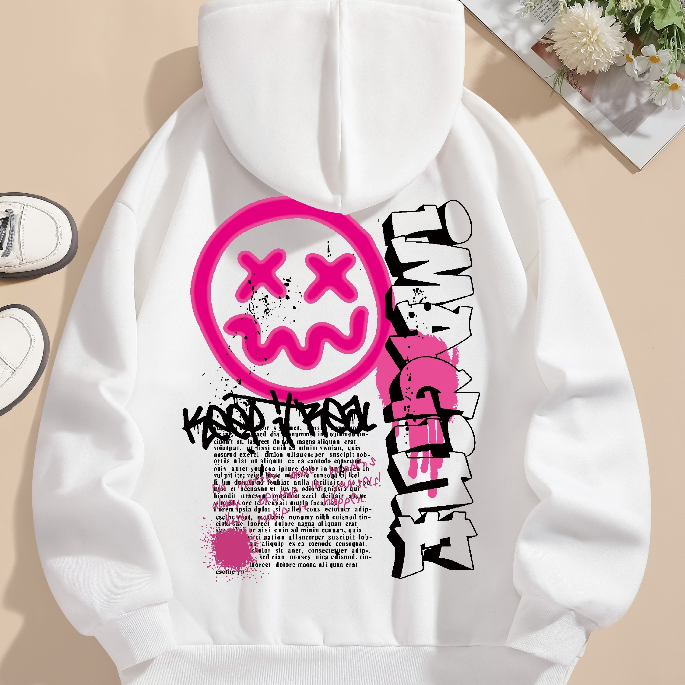 Cartoon Print Hoodie, Drawstring Casual Hooded Sweatshirt For Spring & Fall, Women's Clothing
Cartoon Print Hoodie, Drawstring Casual Hooded Sweatshirt For Spring & Fall, Women's Clothing