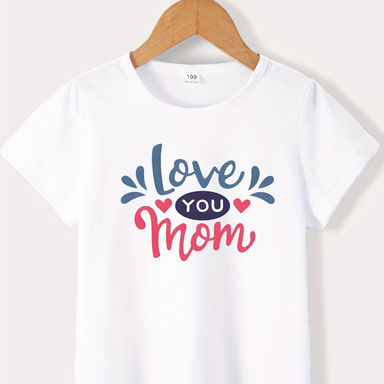 Mother's Day Letter Print Cotton T-shirts, Soft & Elastic Comfy Crew Neck Short Sleeve Tee, Girl's Summer Tops
Mother's Day Letter Print Cotton T-shirts, Soft & Elastic Comfy Crew Neck Short Sleeve Tee, Girl's Summer Tops