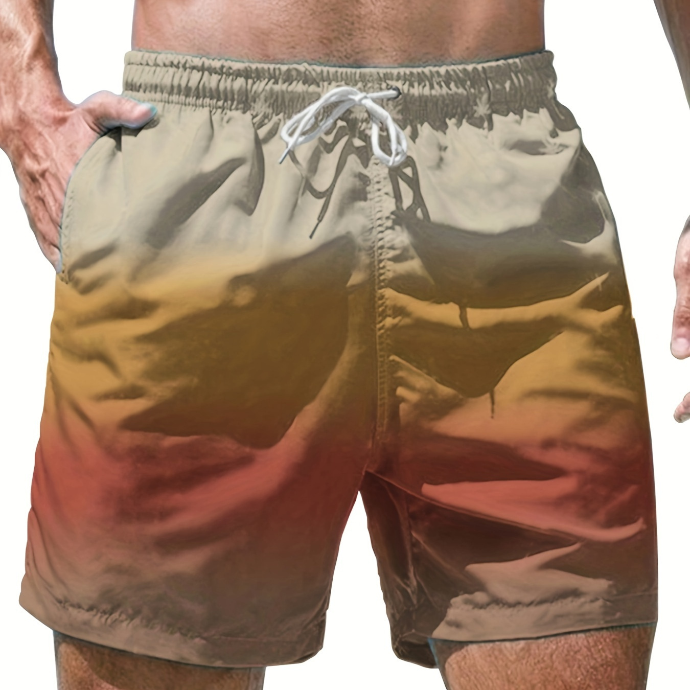 Men's Stripe Pattern Print Shorts With Drawstring And Dual Side Pockets, Casual And Chic Shorts For Summer Sports Wear And Leisurewear
Men's Stripe Pattern Print Shorts With Drawstring And Dual Side Pockets, Casual And Chic Shorts For Summer Sports Wear And Leisurewear