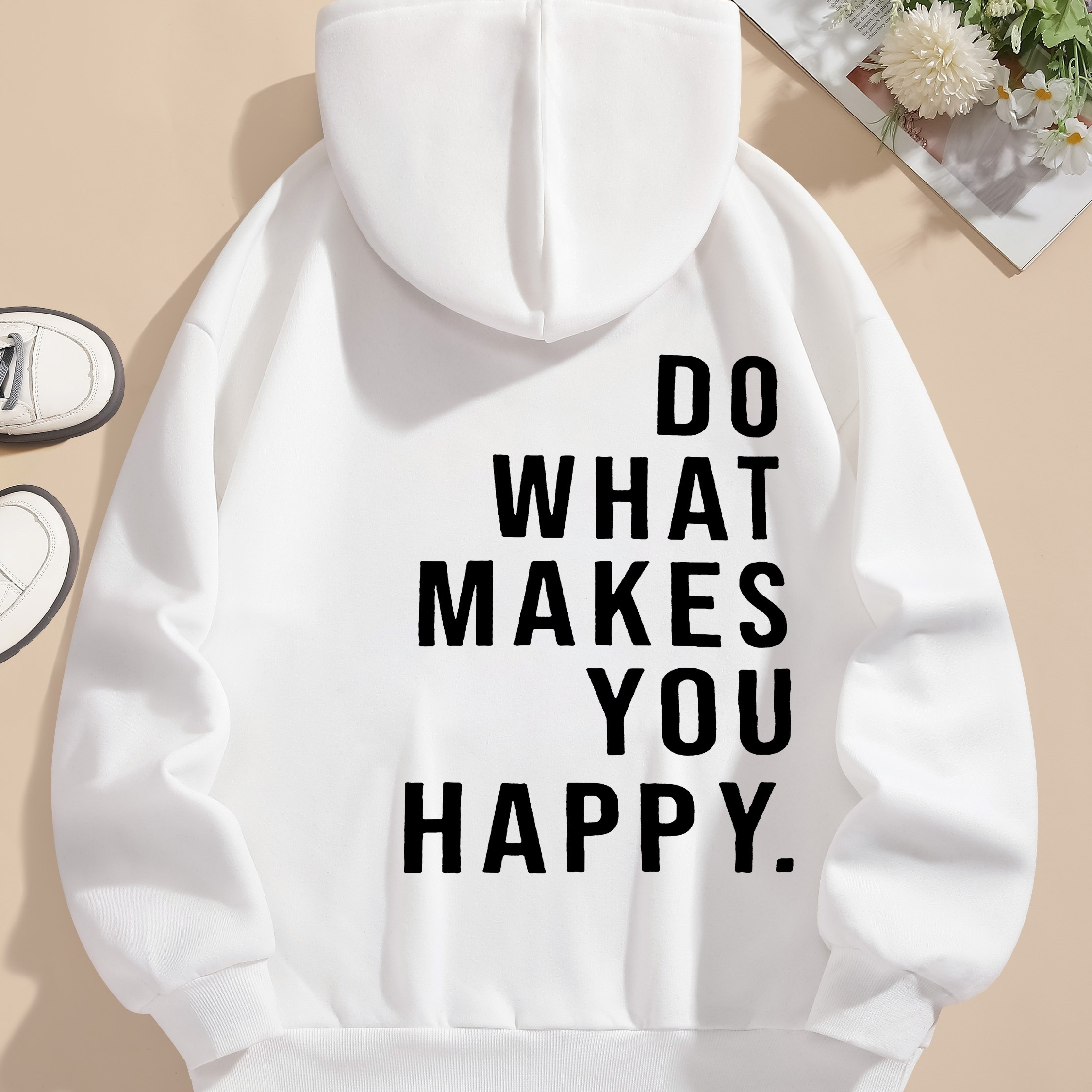 Letter Print Hoodie, Drawstring Casual Hooded Sweatshirt For Winter & Fall, Women's Clothing
Letter Print Hoodie, Drawstring Casual Hooded Sweatshirt For Winter & Fall, Women's Clothing