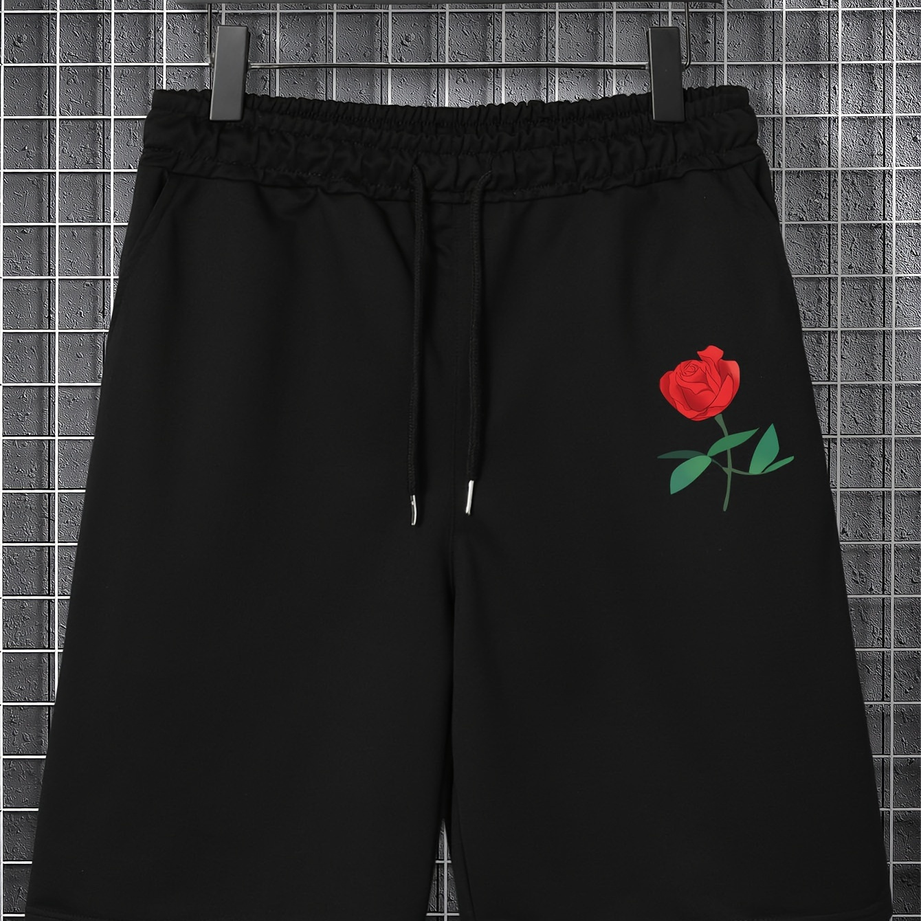 Plus Size Men's Rose Graphic Print Shorts For Summer, Trendy Casual Shorts For Sports/outdoor
Plus Size Men's Rose Graphic Print Shorts For Summer, Trendy Casual Shorts For Sports/outdoor
