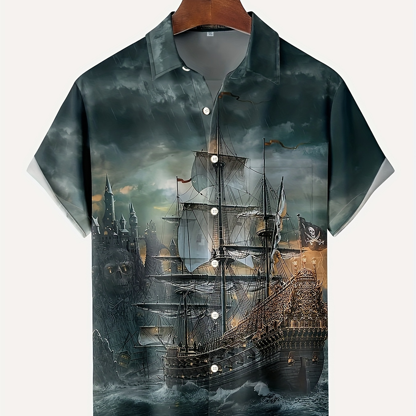 Plus Size Men's 3d Ship Print Shirt Vintage Cool Short Sleeve Shirt Summer Creative, Men's Clothing
Plus Size Men's 3d Ship Print Shirt Vintage Cool Short Sleeve Shirt Summer Creative, Men's Clothing