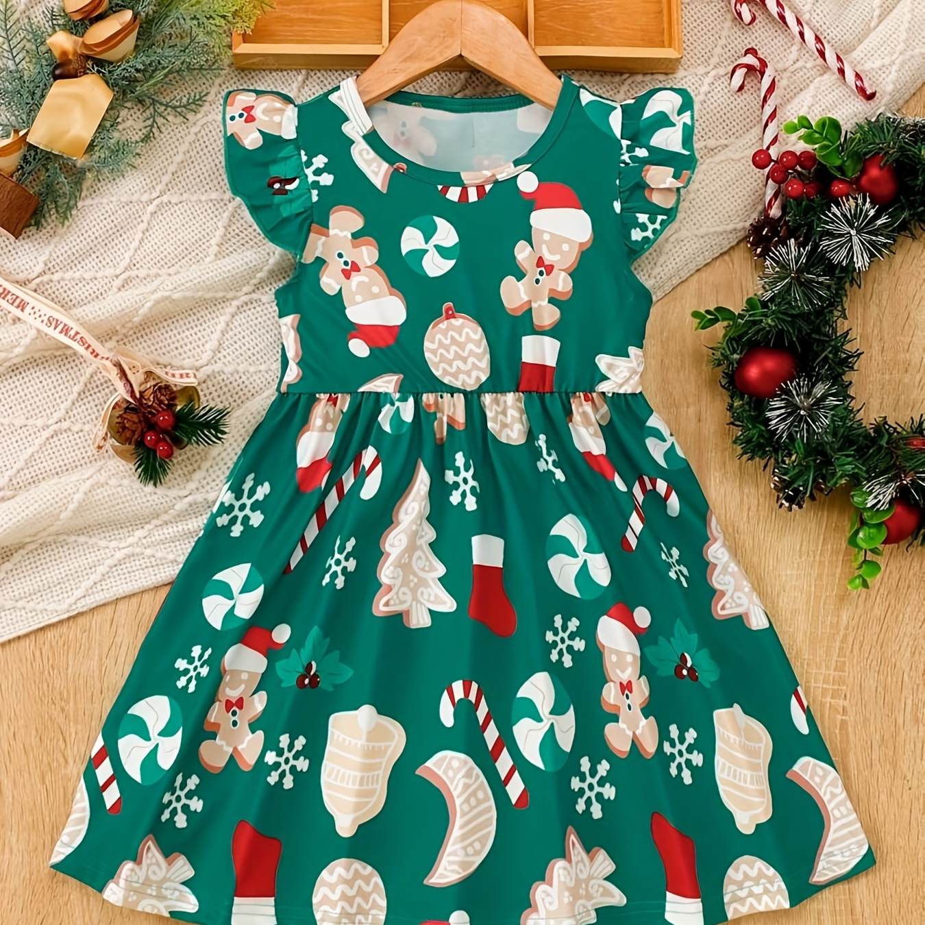 Autumn , Girls' Christmas Dress - Polyester, Machine Washable, Stretch Fabric, Non-transparent - Spring/fall
Autumn , Girls' Christmas Dress - Polyester, Machine Washable, Stretch Fabric, Non-transparent - Spring/fall