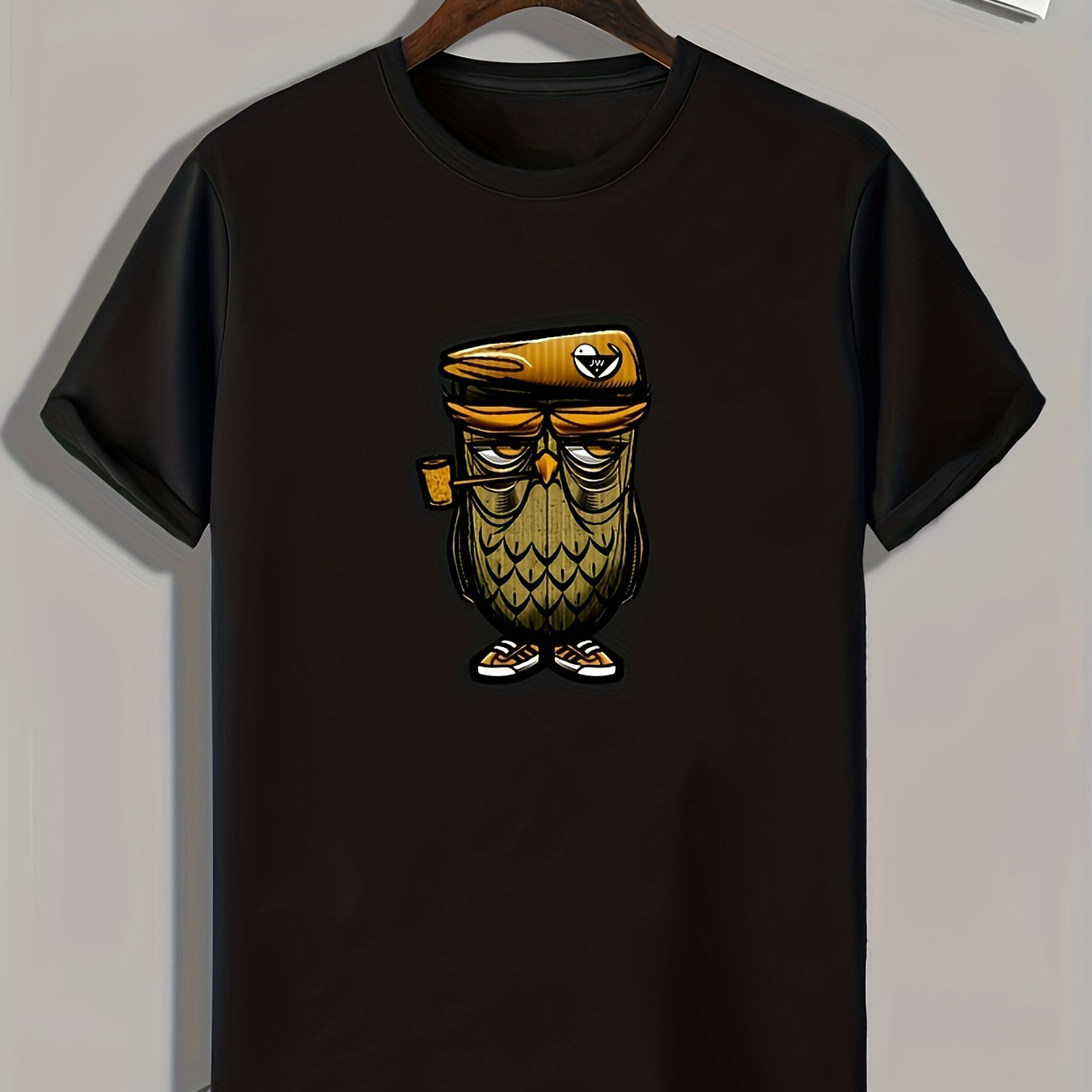 Owl Print, Men's Graphic T-shirt, Casual Comfy Tees For Summer, Mens Clothing For Halloween
Owl Print, Men's Graphic T-shirt, Casual Comfy Tees For Summer, Mens Clothing For Halloween