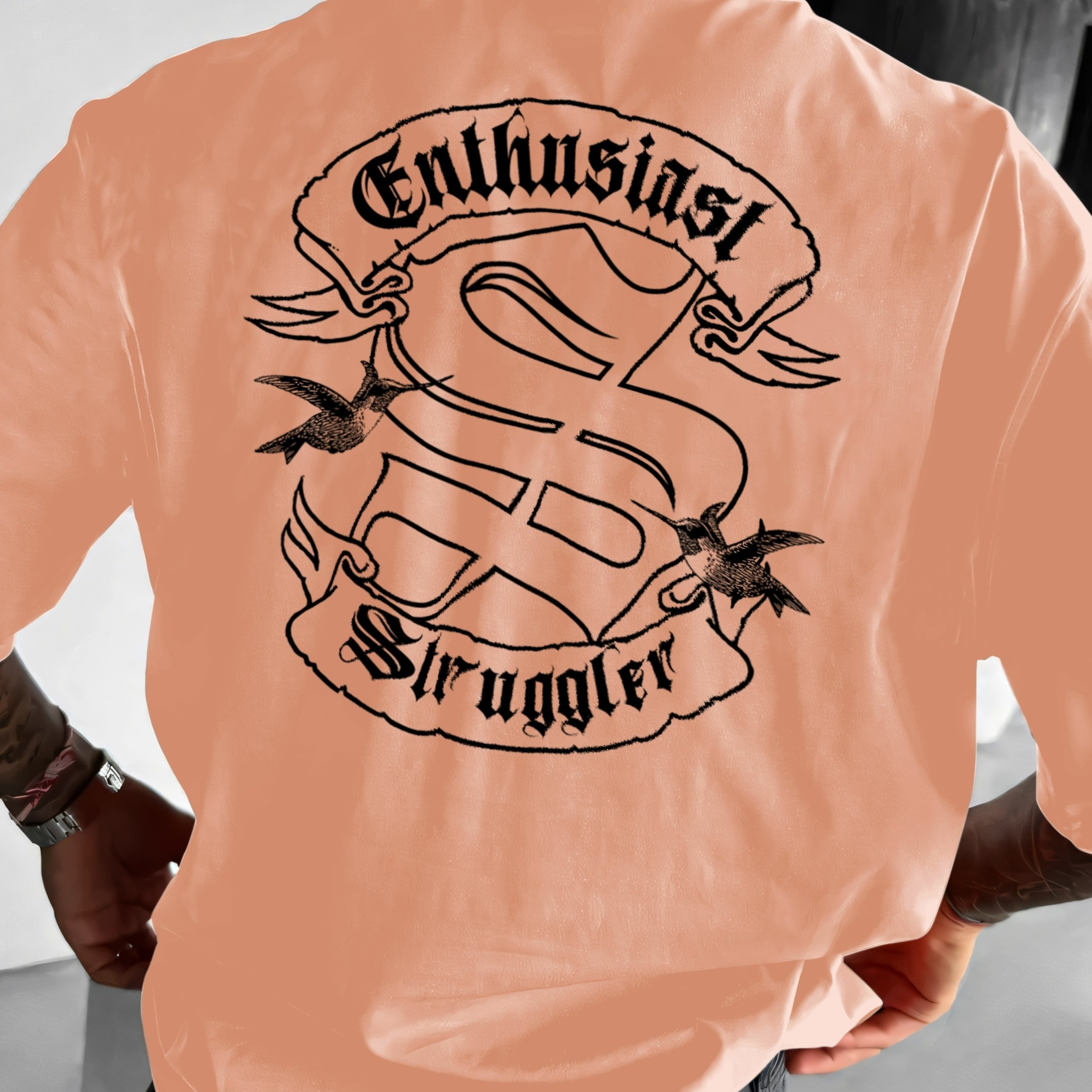 Gothic 's' Letter Print Men's Casual Short Sleeve T-shirt - Summer Top, Comfortable Round Neck, Street Style, Polyester Blend, Micro Elastic, Men's Unisex, Knit Fabric
Gothic 's' Letter Print Men's Casual Short Sleeve T-shirt - Summer Top, Comfortable Round Neck, Street Style, Polyester Blend, Micro Elastic, Men's Unisex, Knit Fabric