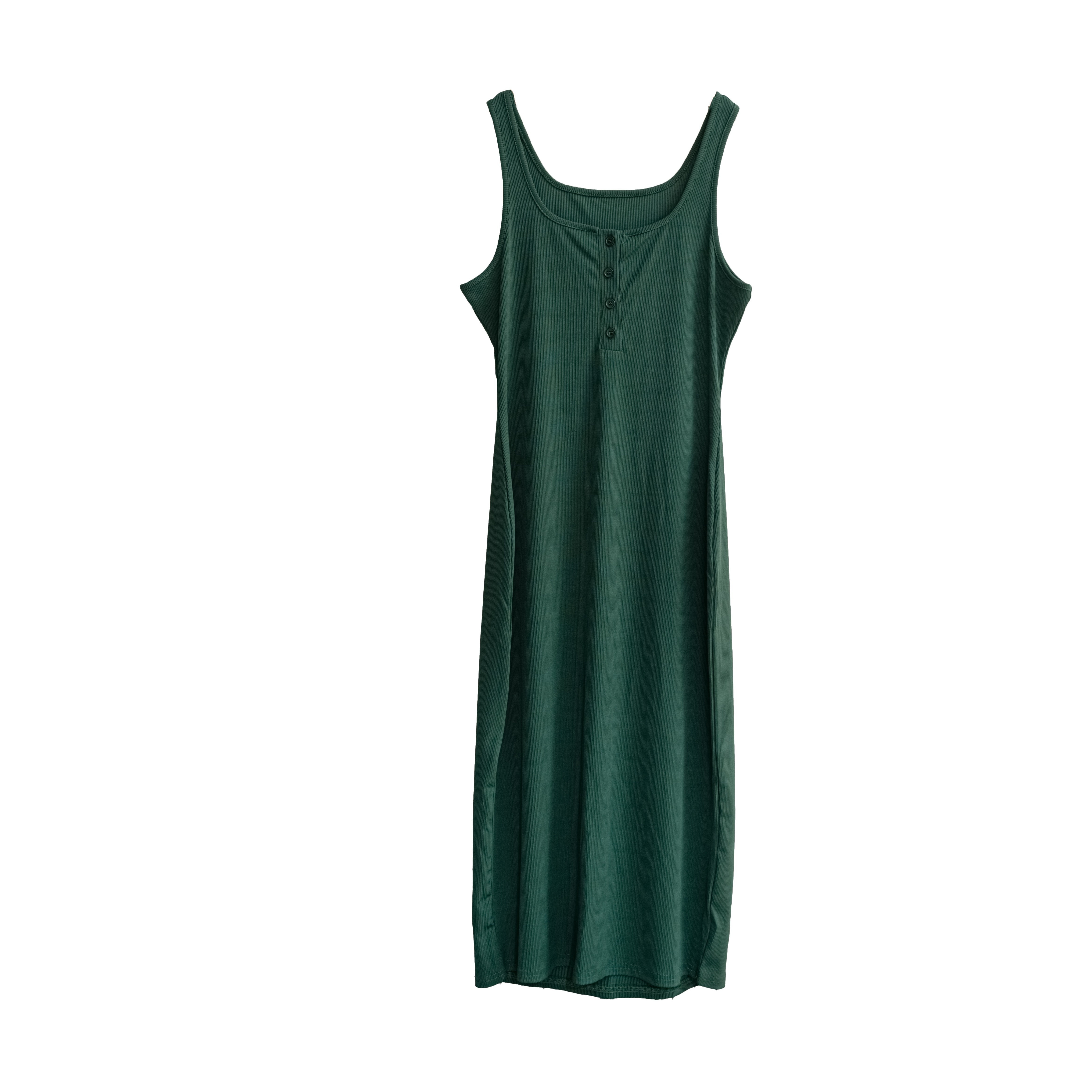 Button Front Scoop Neck Tank Dress, Sleeveless Pencil Tank Dress For Spring & Summer, Women's Clothing
Button Front Scoop Neck Tank Dress, Sleeveless Pencil Tank Dress For Spring & Summer, Women's Clothing