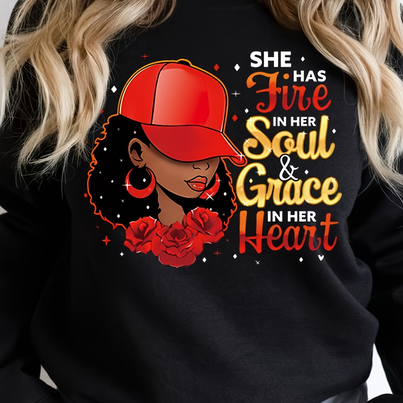 Girl & Letter Print Sweatshirt, Casual Long Sleeve Crew Neck Sweatshirt, Women's Clothing
Girl & Letter Print Sweatshirt, Casual Long Sleeve Crew Neck Sweatshirt, Women's Clothing