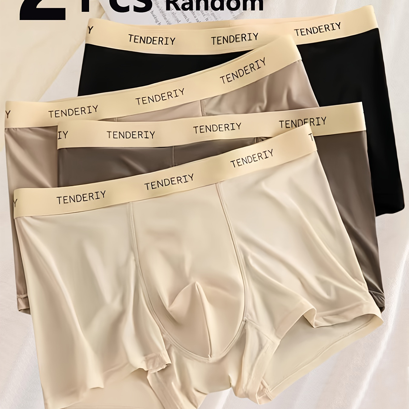 Stylish High Quality Series - 2 Pcs Men' Letter Belt Boxer Briefs - Comfy & Quick- Drying & Breathable Underwear Set
Stylish High Quality Series - 2 Pcs Men' Letter Belt Boxer Briefs - Comfy & Quick- Drying & Breathable Underwear Set