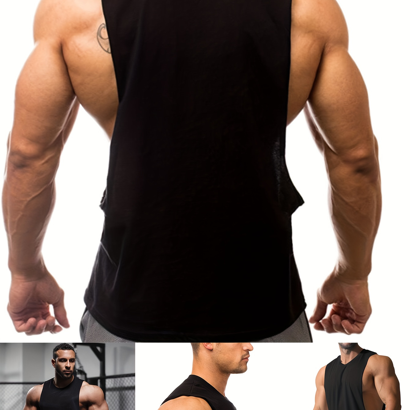 Men's Loose 100% Cotton Solid Tank Top, Active Crew Neck Sleeveless Top, Men's Clothing For Summer Outdoor
Men's Loose 100% Cotton Solid Tank Top, Active Crew Neck Sleeveless Top, Men's Clothing For Summer Outdoor