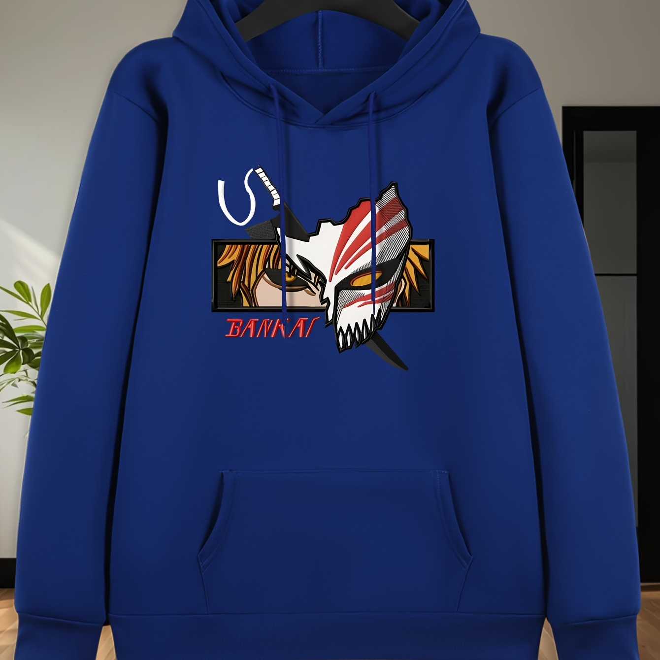 Men's -lined Hoodie With Mask Graphic - Casual Polyester Knit Pullover, Machine Washable, Stylish Winter Streetwear
Men's -lined Hoodie With Mask Graphic - Casual Polyester Knit Pullover, Machine Washable, Stylish Winter Streetwear