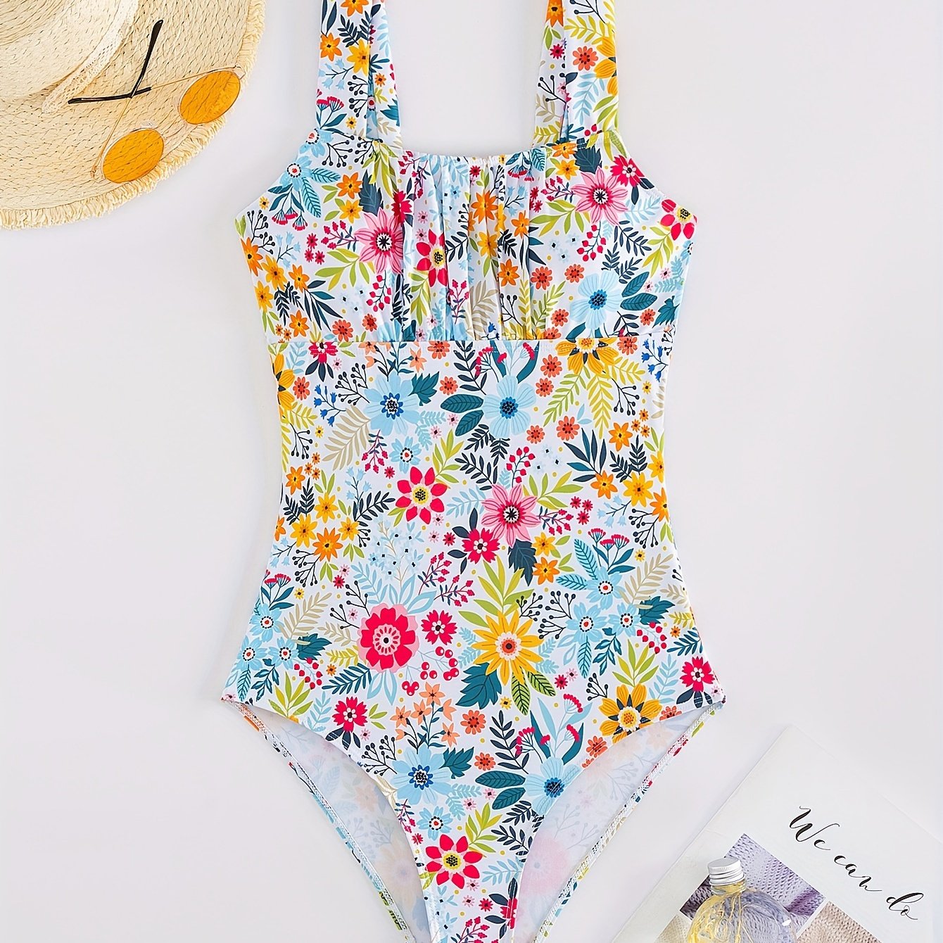 Floral Pattern One-piece Swimsuit, Tummy Control High Cut Bathing Suits, Women's Swimwear & Clothing
Floral Pattern One-piece Swimsuit, Tummy Control High Cut Bathing Suits, Women's Swimwear & Clothing