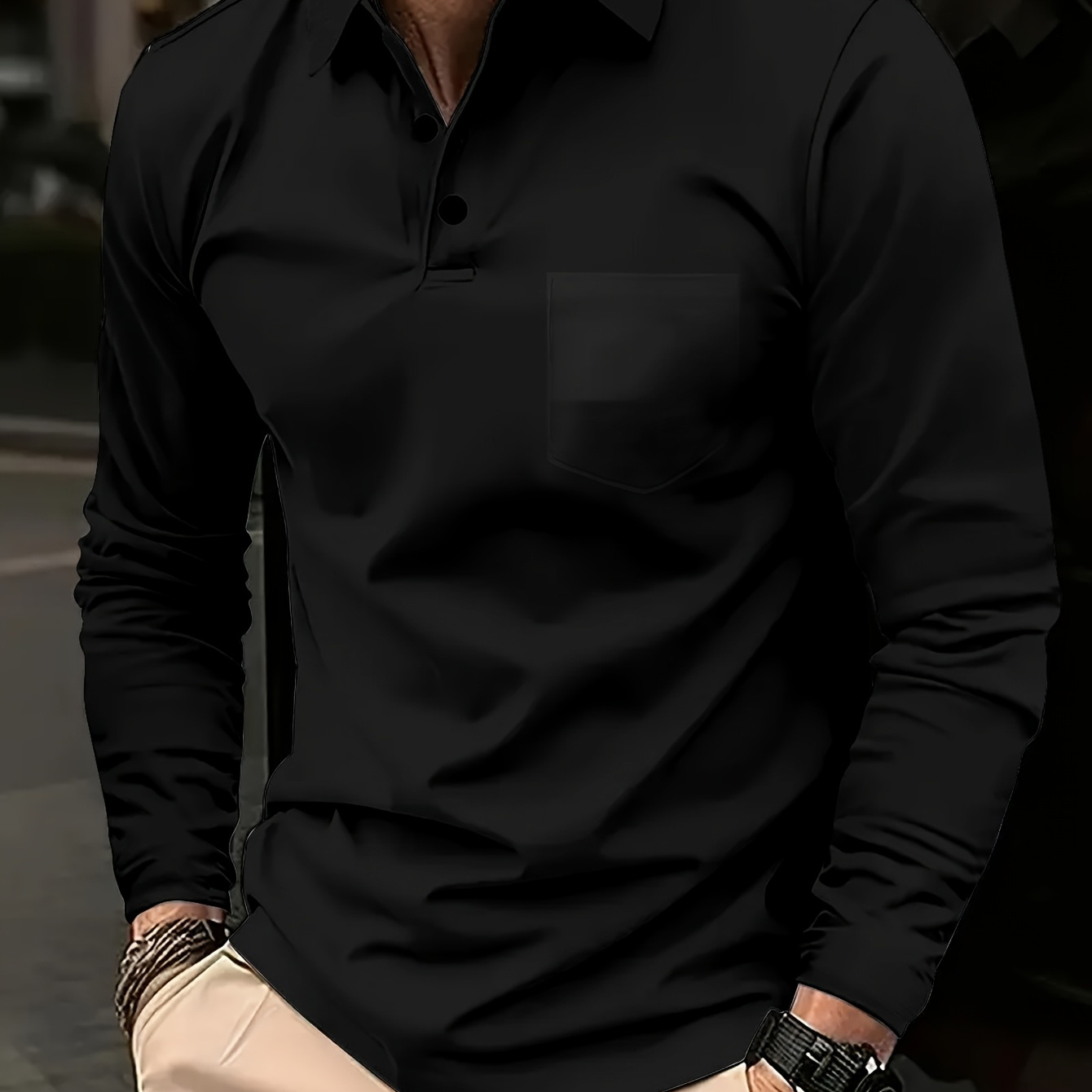 Polo à manches longues uni pour homme, en polyester légèrement extensible, coupe regular, pour toutes les .
Polo à manches longues uni pour homme, en polyester légèrement extensible, coupe regular, pour toutes les .