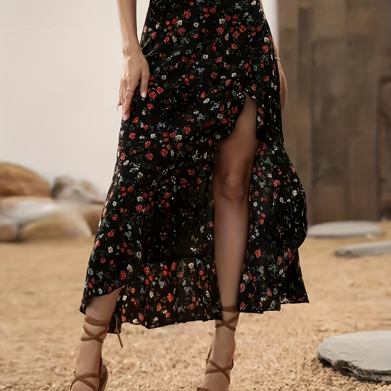 1pc Jupe Midi Asymétrique Sexy Pour Femmes, Imprimé Floral, 100% Polyester Tissé, Mode Toutes
1pc Jupe Midi Asymétrique Sexy Pour Femmes, Imprimé Floral, 100% Polyester Tissé, Mode Toutes