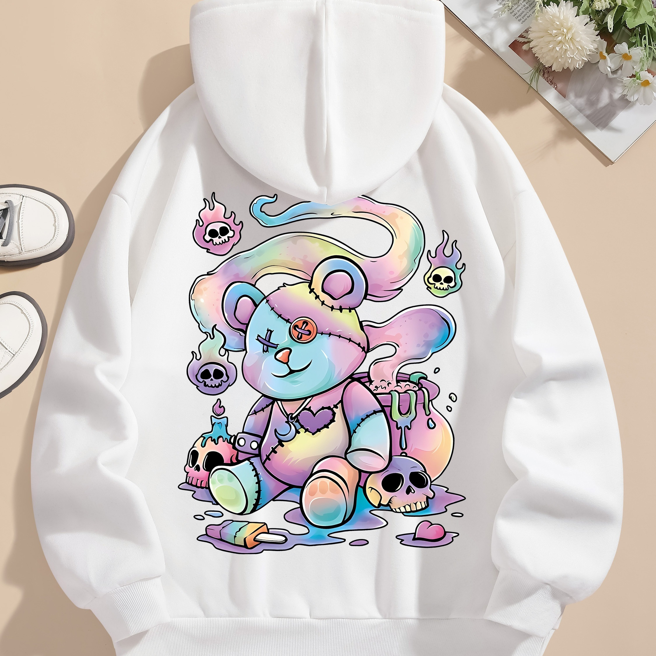 Cartoon Hoodie, Drawstring Casual Hooded Sweatshirt For Winter & Fall, Women's Clothing
Cartoon Hoodie, Drawstring Casual Hooded Sweatshirt For Winter & Fall, Women's Clothing