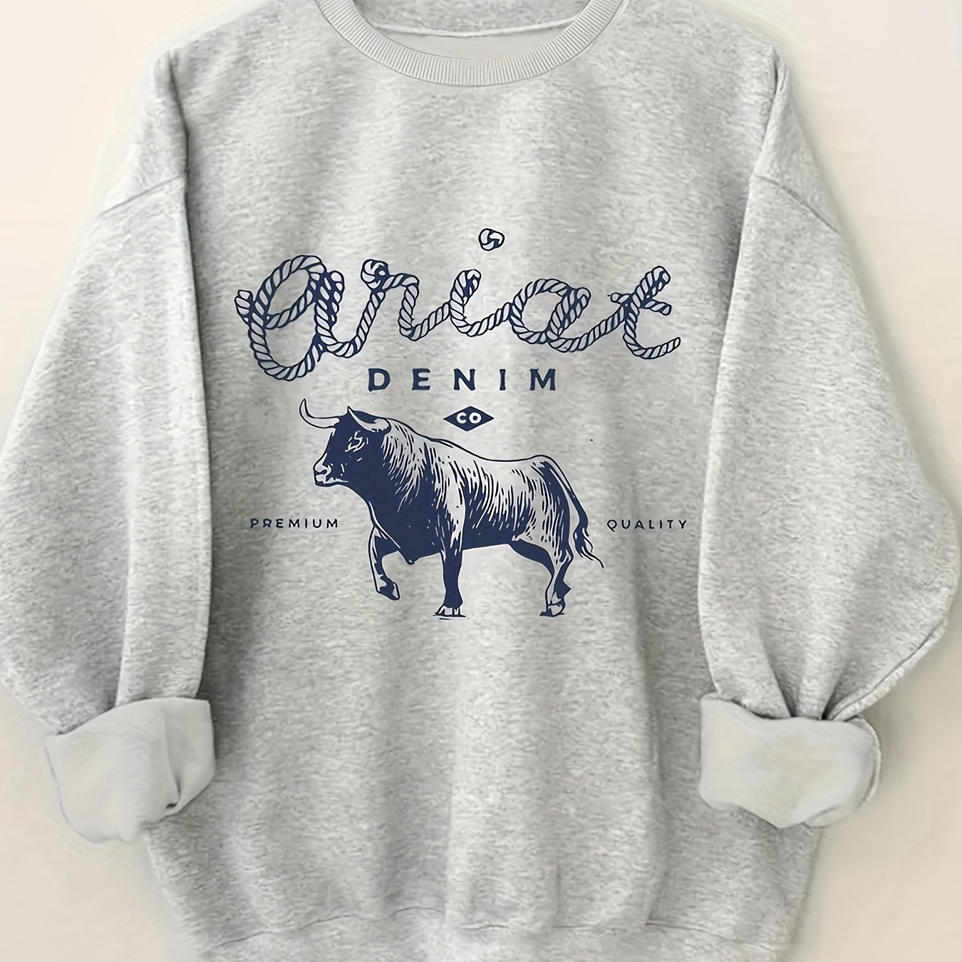 Letter Print Sweatshirt, Crew Neck Casual Sweatshirt For Fall & Spring, Women's Clothing
Letter Print Sweatshirt, Crew Neck Casual Sweatshirt For Fall & Spring, Women's Clothing