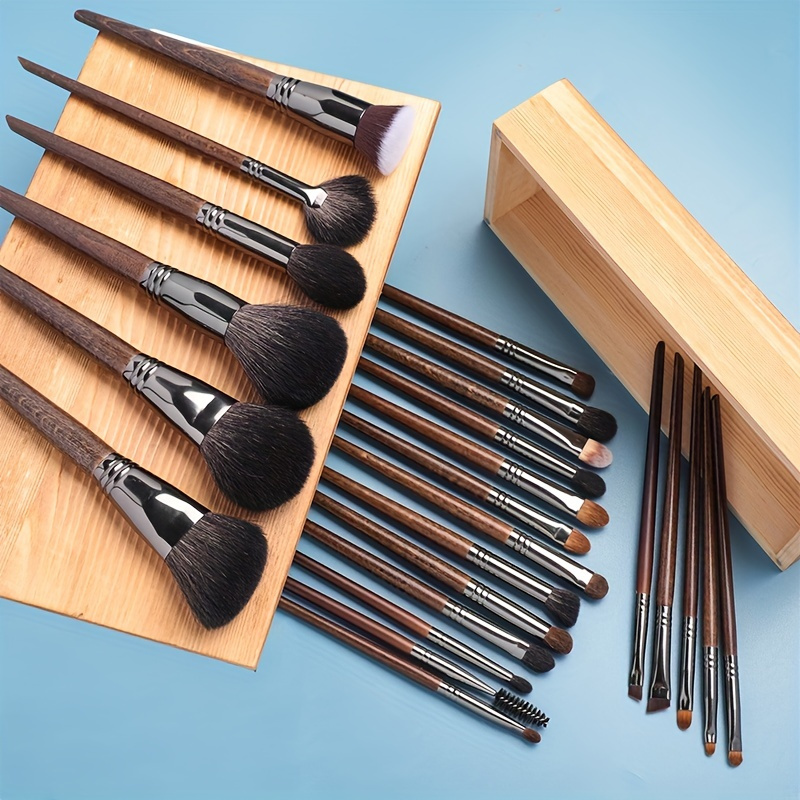 24pcs Makeup Brushes Set Natural Goat Hair Powder Foundation Contour Blending Eyeshadow Eyeliner Makeup Tools
24pcs Makeup Brushes Set Natural Goat Hair Powder Foundation Contour Blending Eyeshadow Eyeliner Makeup Tools
