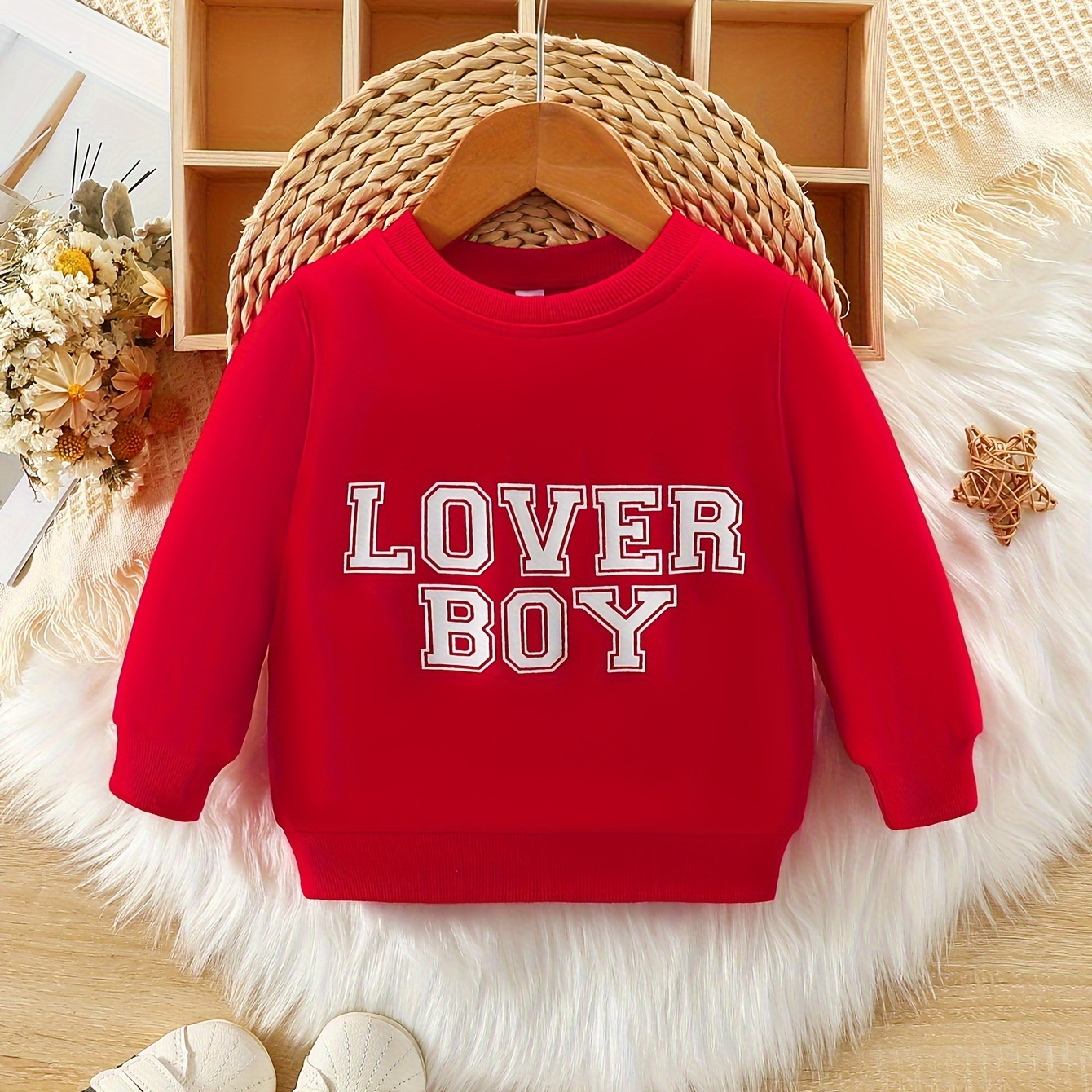 Toddler Kid Girls Valentine's Day Sweatshirt, Trendy Letter Print Long Sleeve T-shirt Pullover Top For Spring And Autumn
Toddler Kid Girls Valentine's Day Sweatshirt, Trendy Letter Print Long Sleeve T-shirt Pullover Top For Spring And Autumn