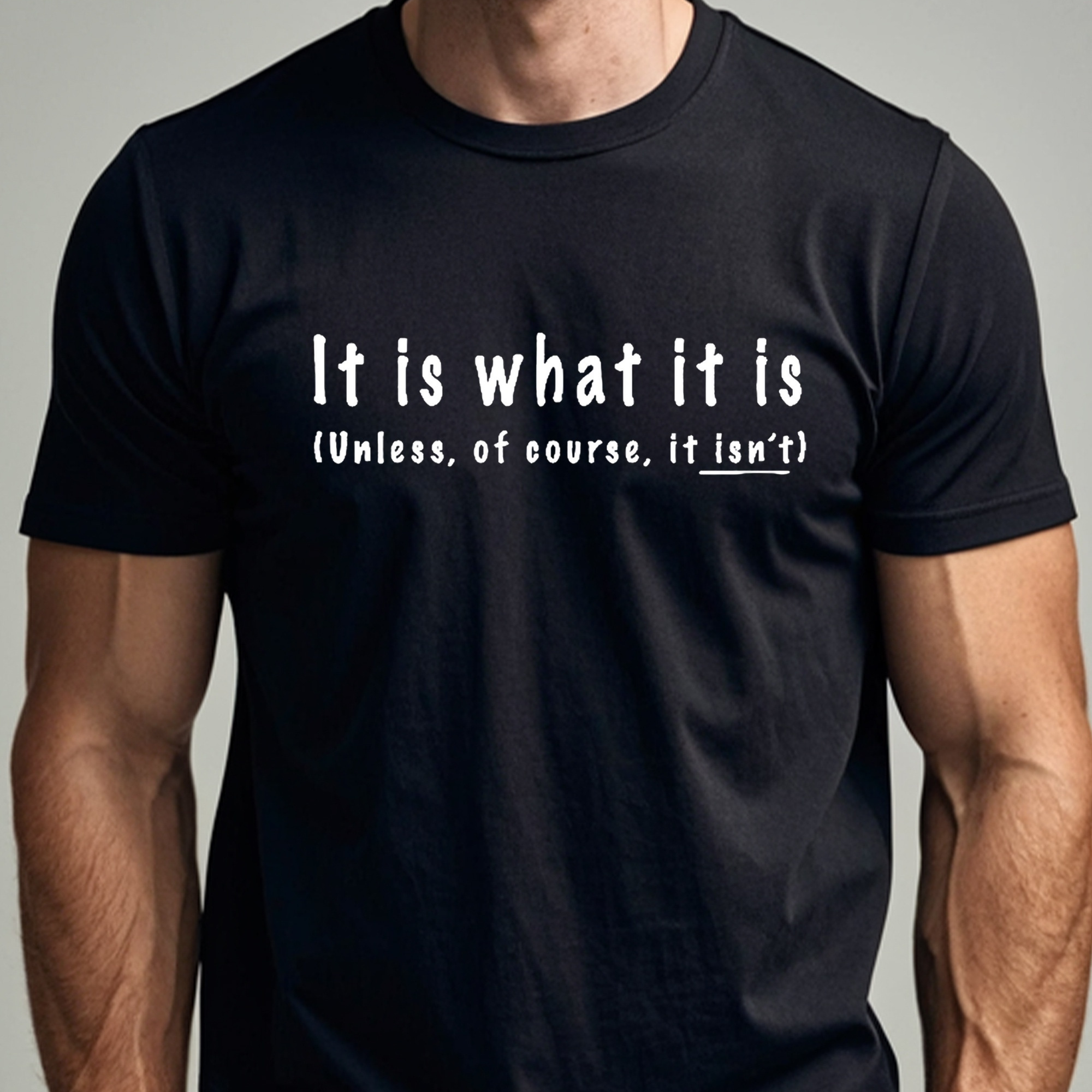It Is What It Is Crew Neck T-shirt Mens Black T-shirts T-shirts For Men Funny Casual Cotton Soft Breathable 100% Gym-friendly Running Hiking
It Is What It Is Crew Neck T-shirt Mens Black T-shirts T-shirts For Men Funny Casual Cotton Soft Breathable 100% Gym-friendly Running Hiking